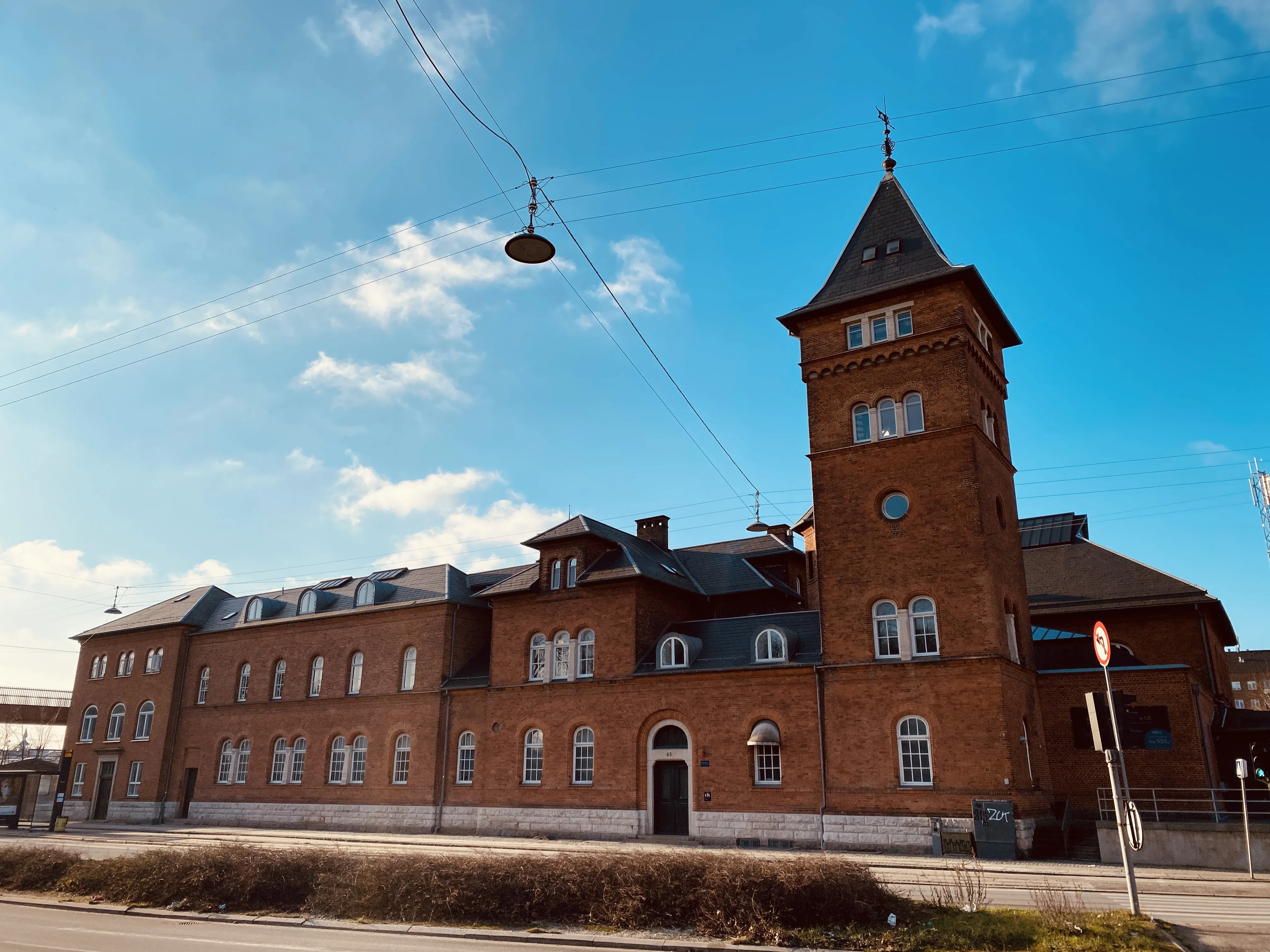 Billede af Østerport Stations remise.