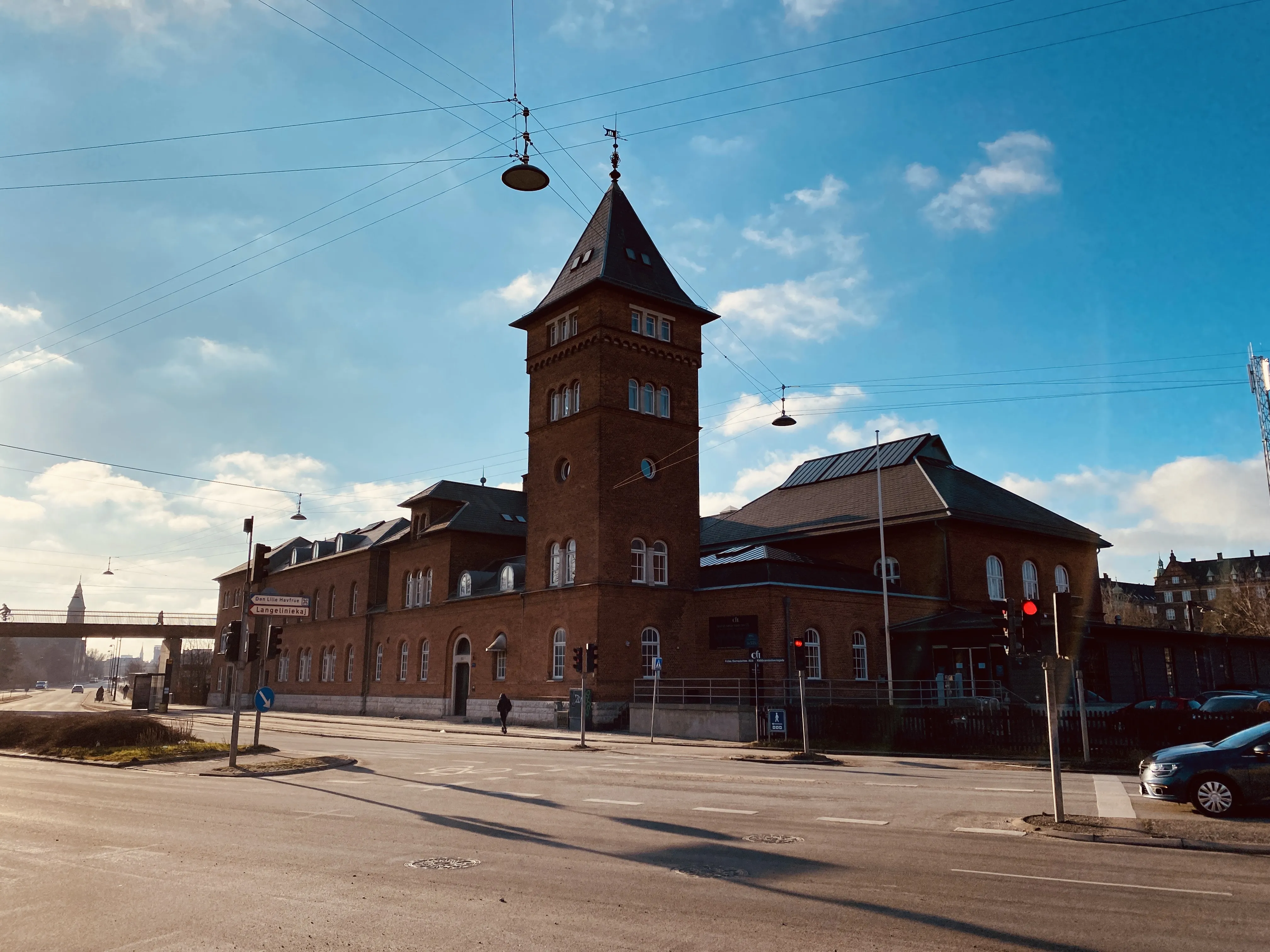 Billede af Østerport Stations remise.