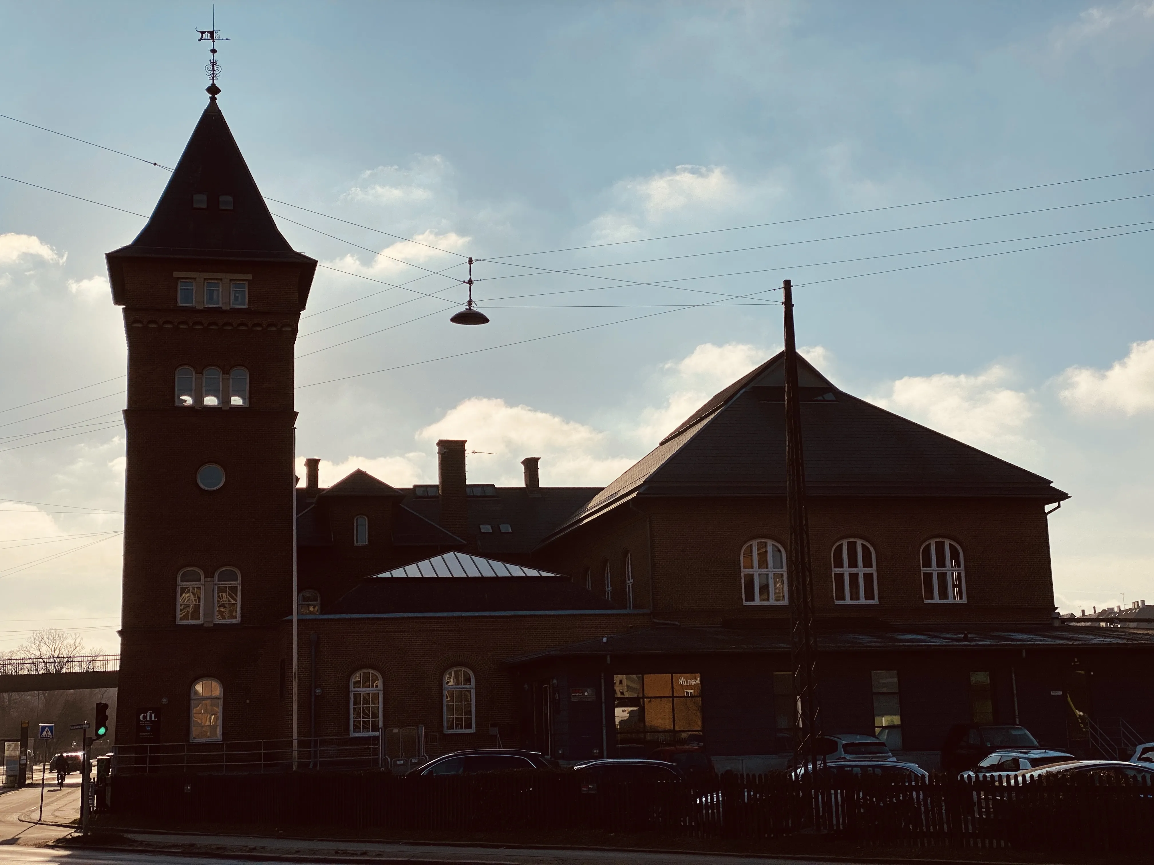 Billede af Østerport Stations remise.