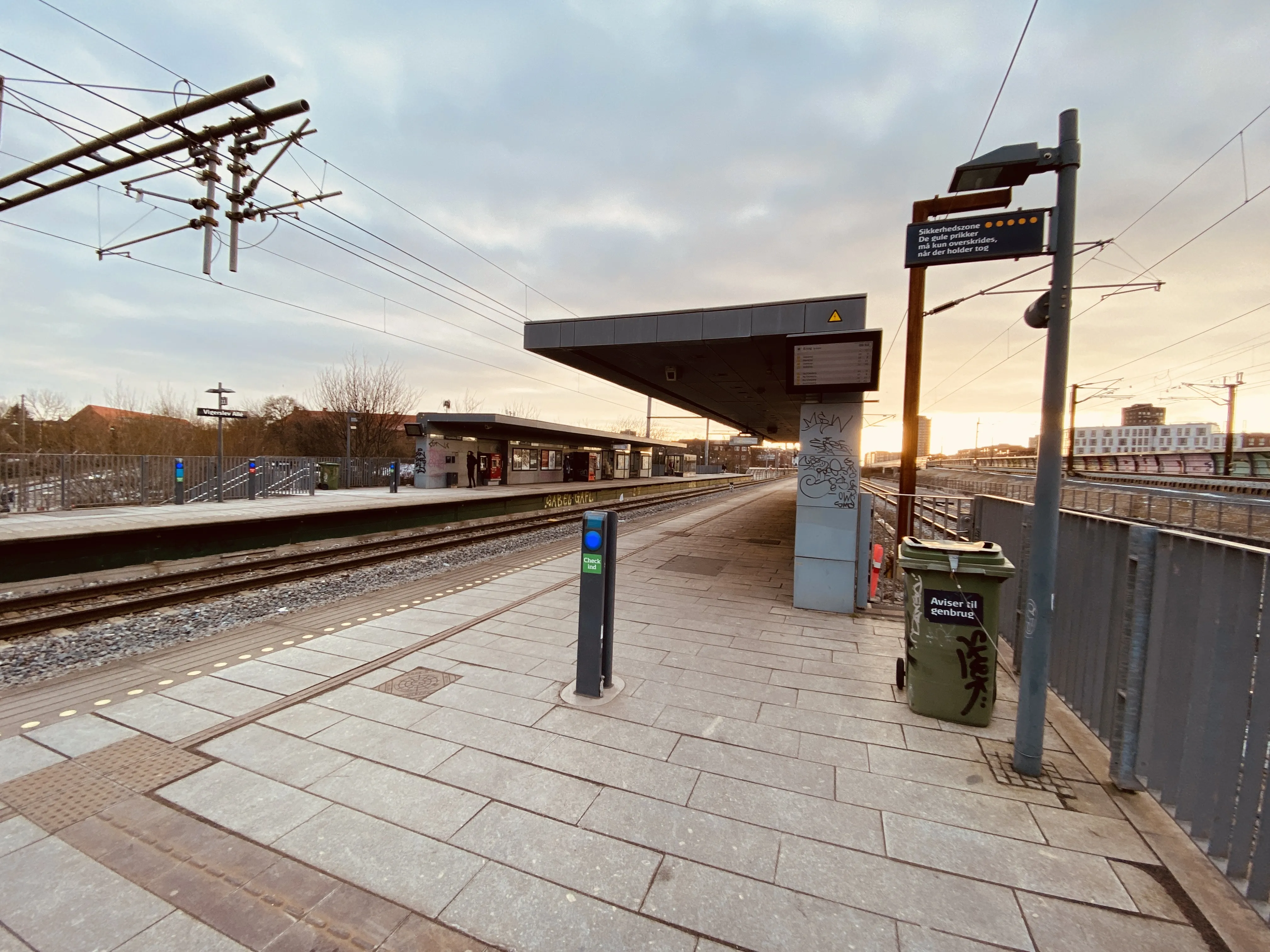 Billede af Vigerslev Allé S-togstrinbræt.