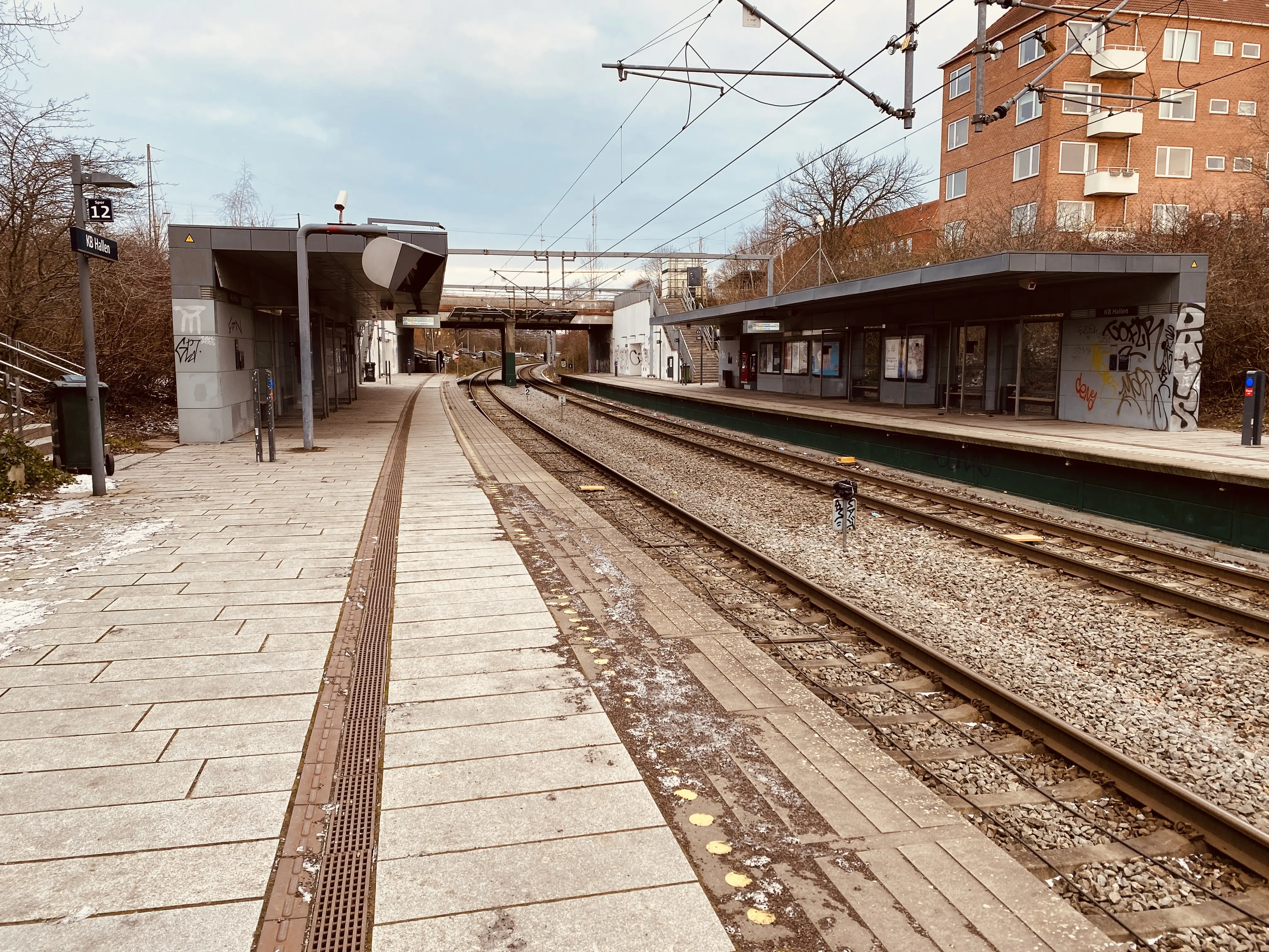 Billede af KB Hallen S-togstrinbræt.