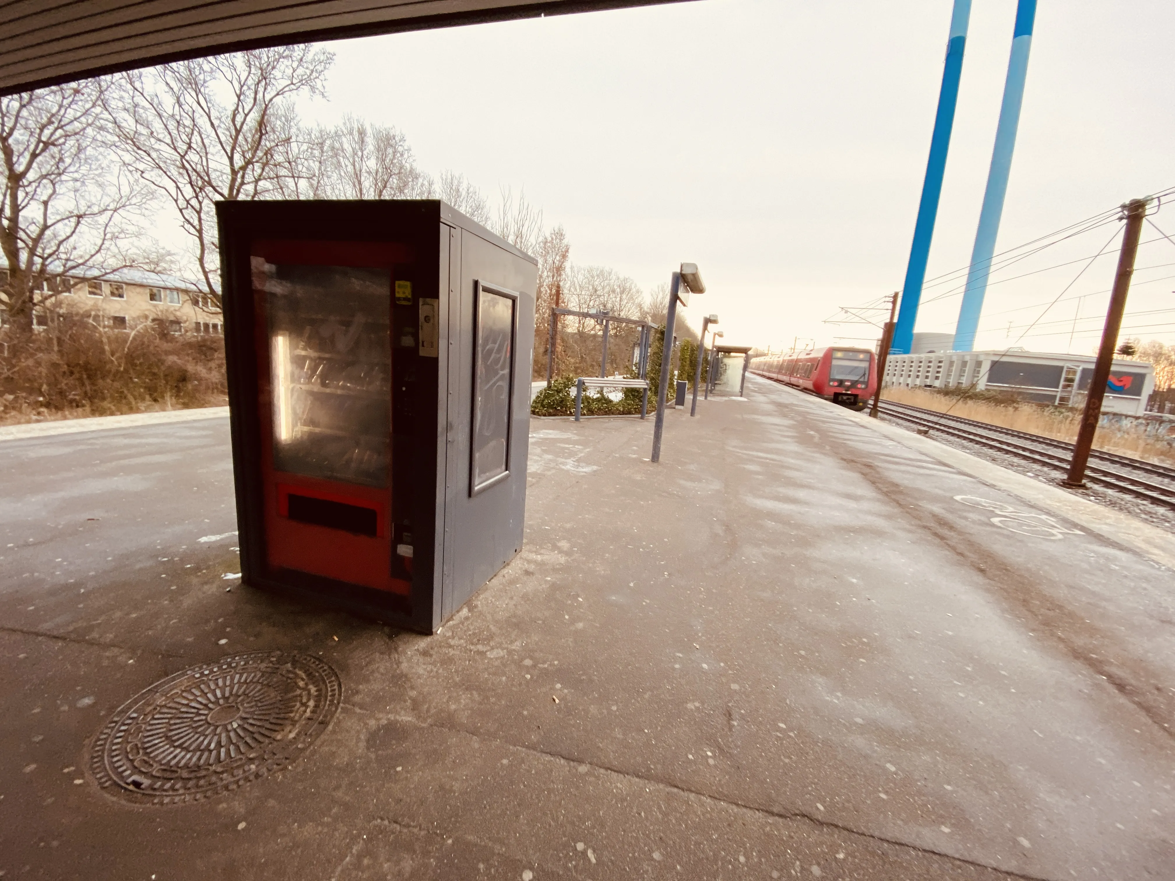 Billede af Albertslund S-togstrinbræt.