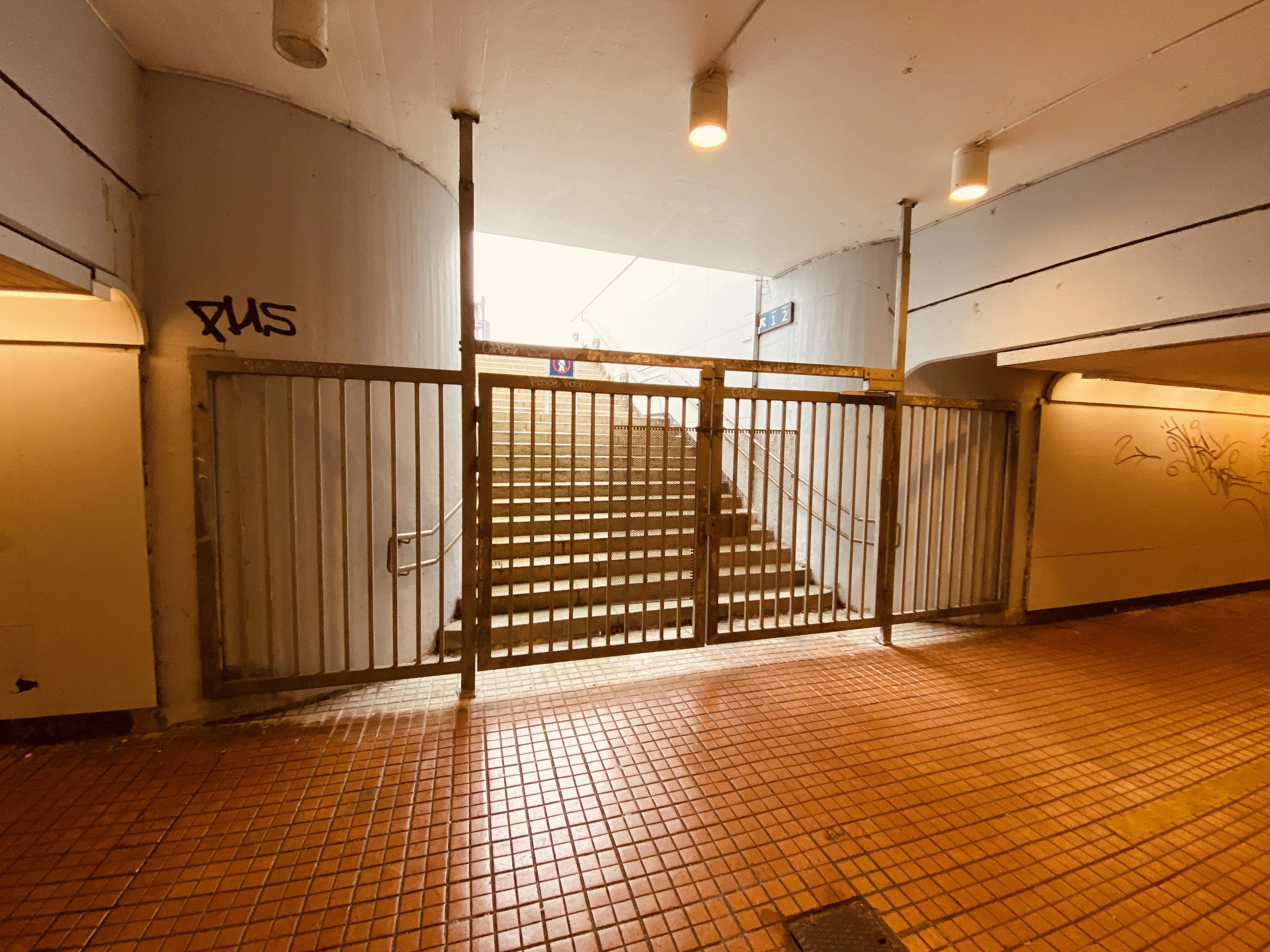 Billede af den nedlagte fjerntogsperron (spor 1+2) på Glostrup Station. Billede af den nedlagte fjerntogsperron (spor 1+2) på Glostrup Station.