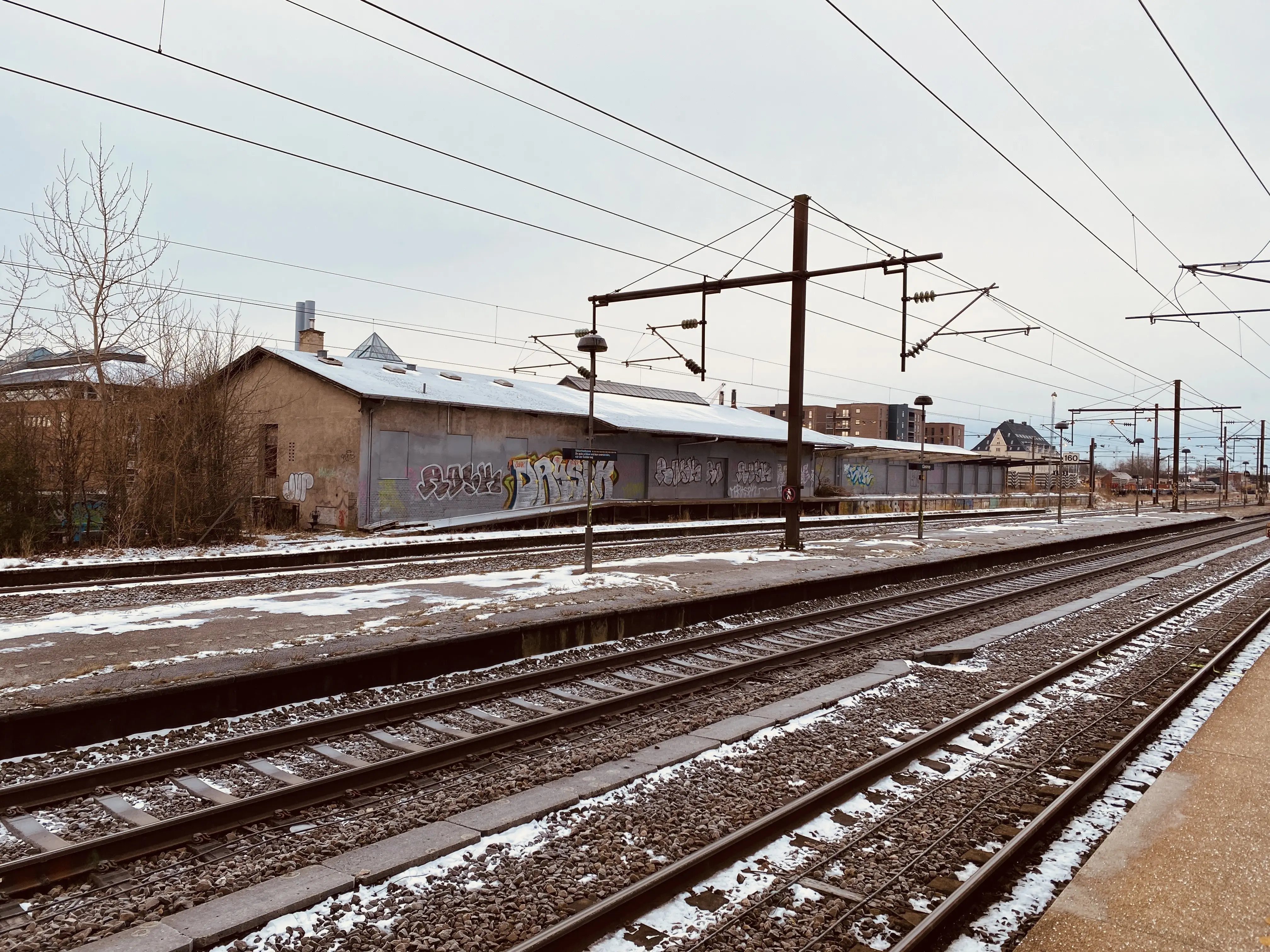 Billede af Glostrup Stations varehus. Billede af Glostrup Stations varehus.