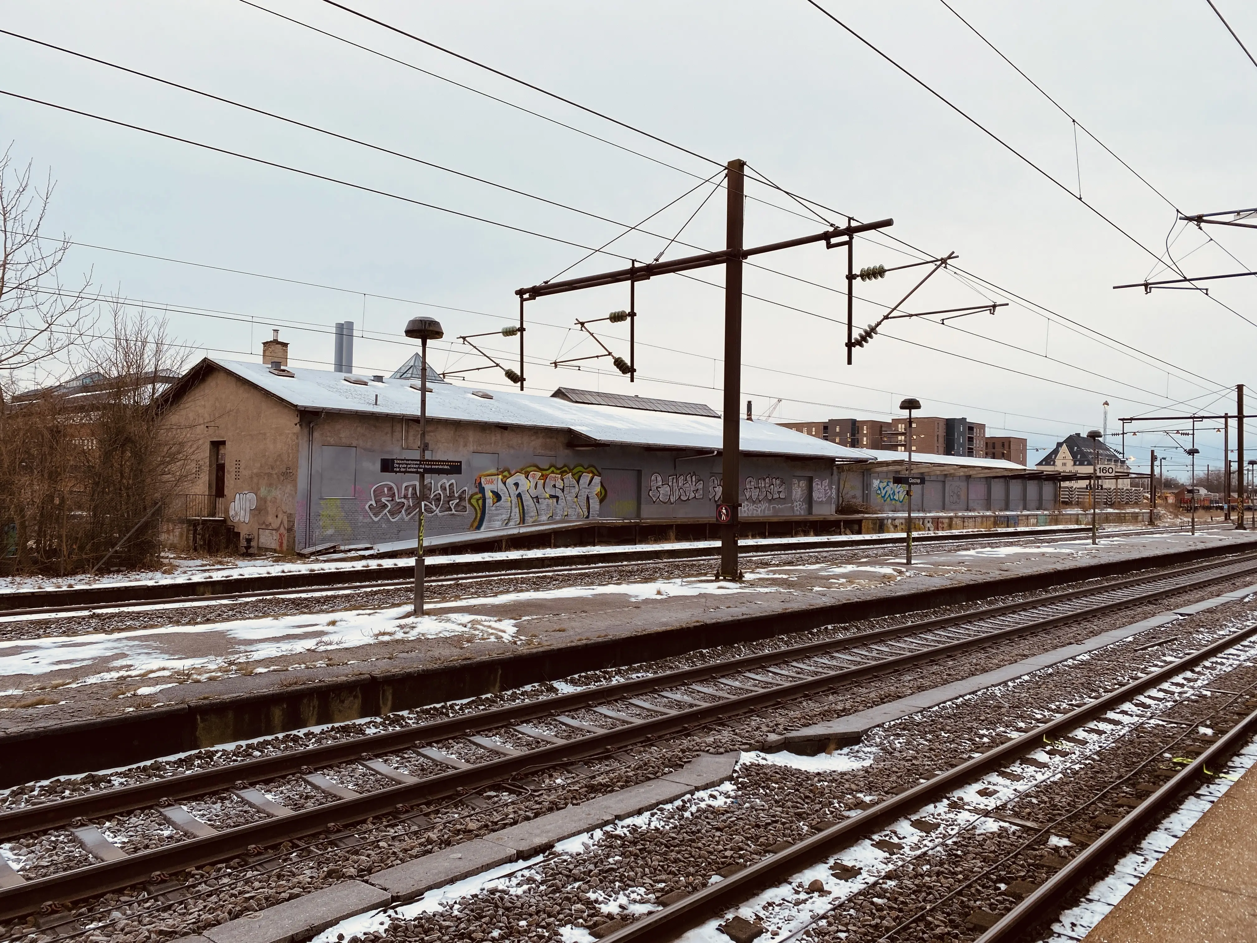 Billede af Glostrup Stations varehus. Billede af Glostrup Stations varehus.