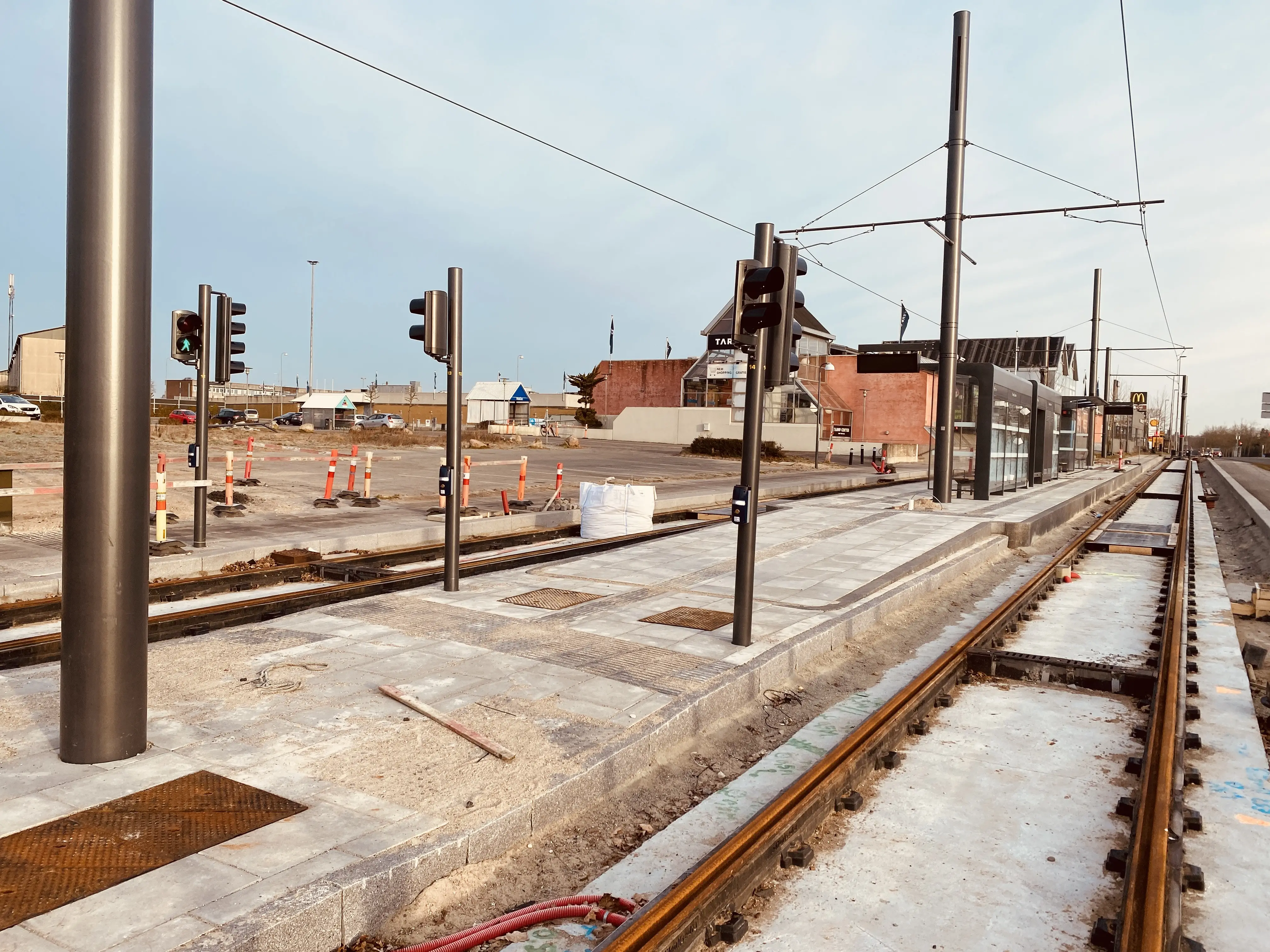 Billede af Tarup Center Letbanestation.