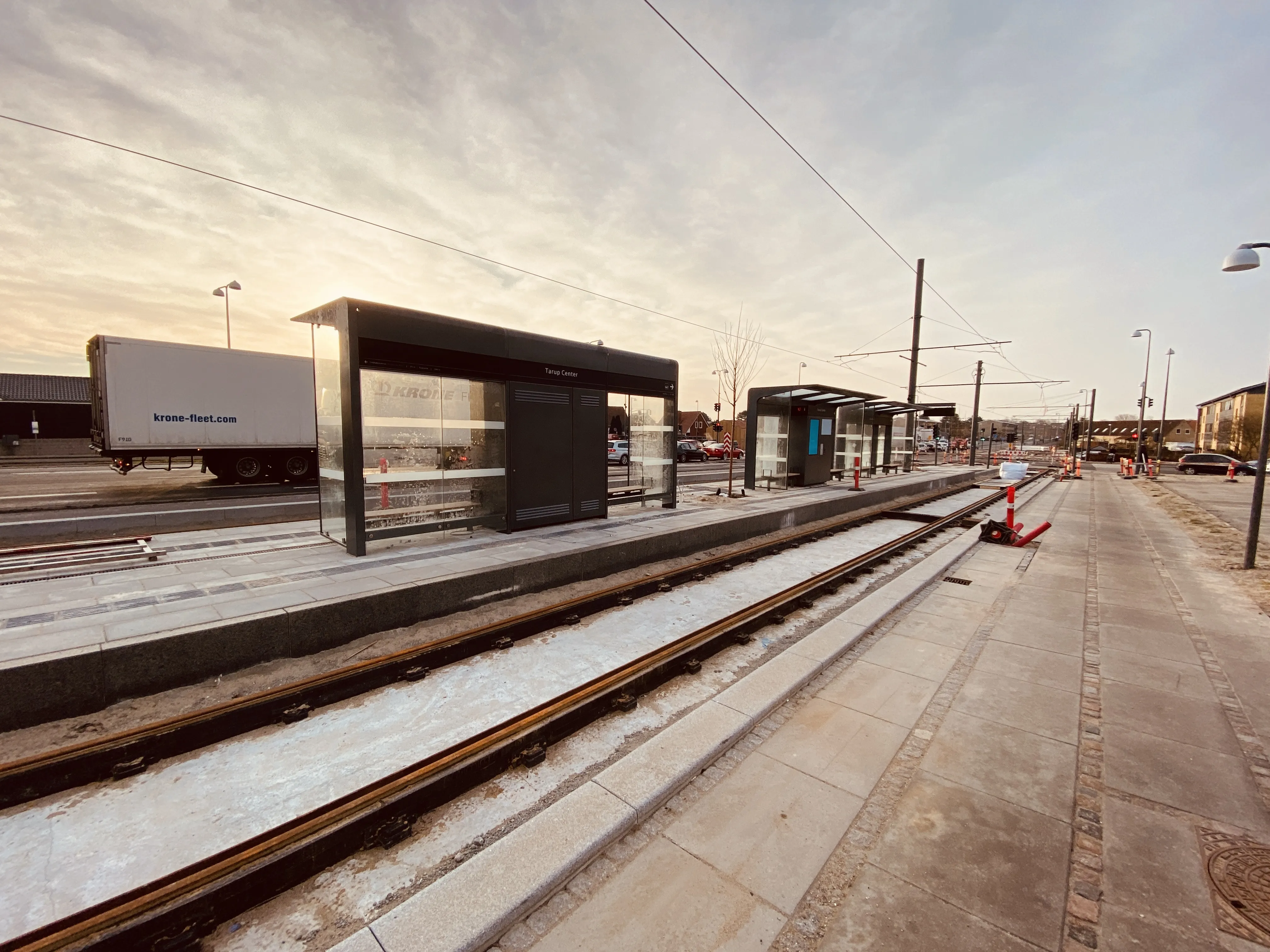 Billede af Tarup Center Letbanestation.