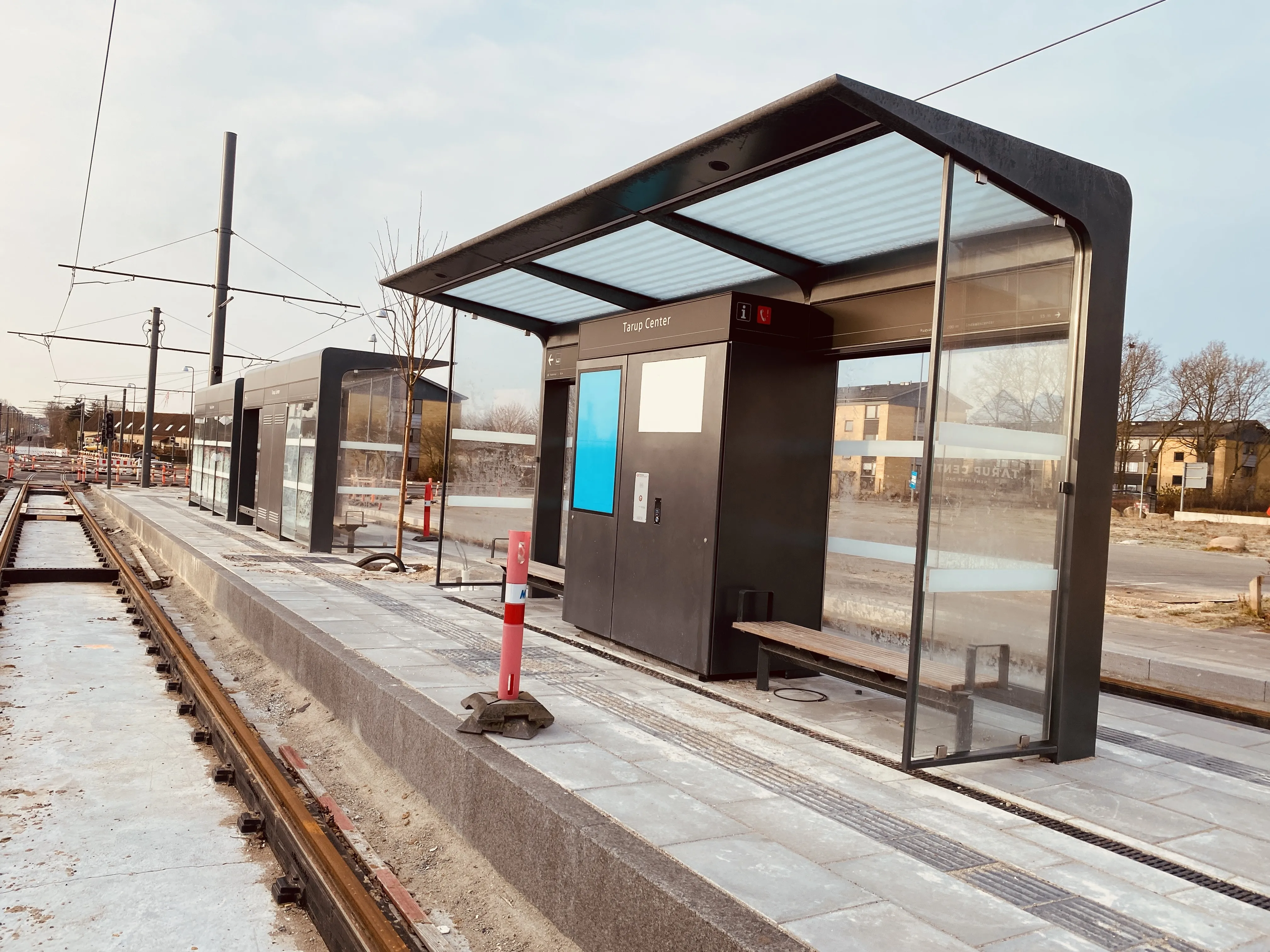 Billede af Tarup Center Letbanestation.