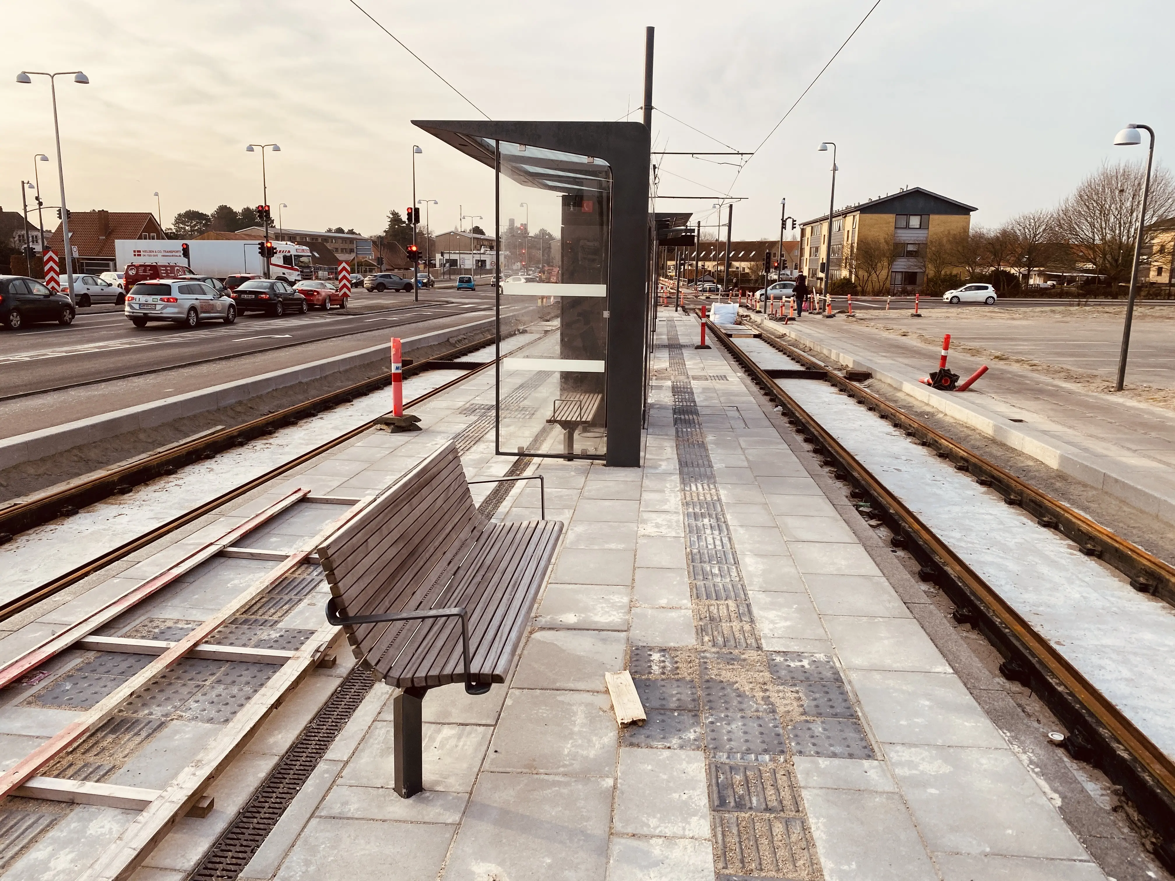 Billede af Tarup Center Letbanestation.