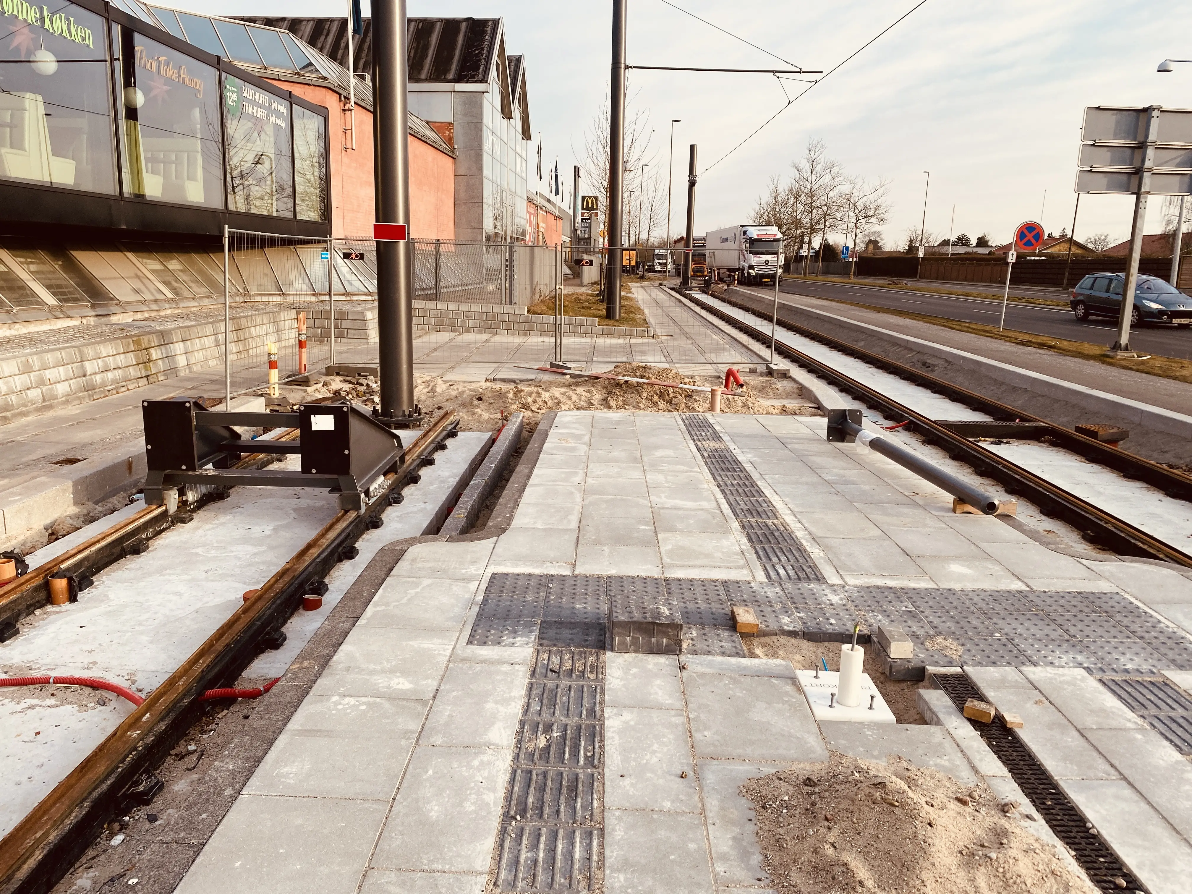 Billede af Tarup Center Letbanestation.