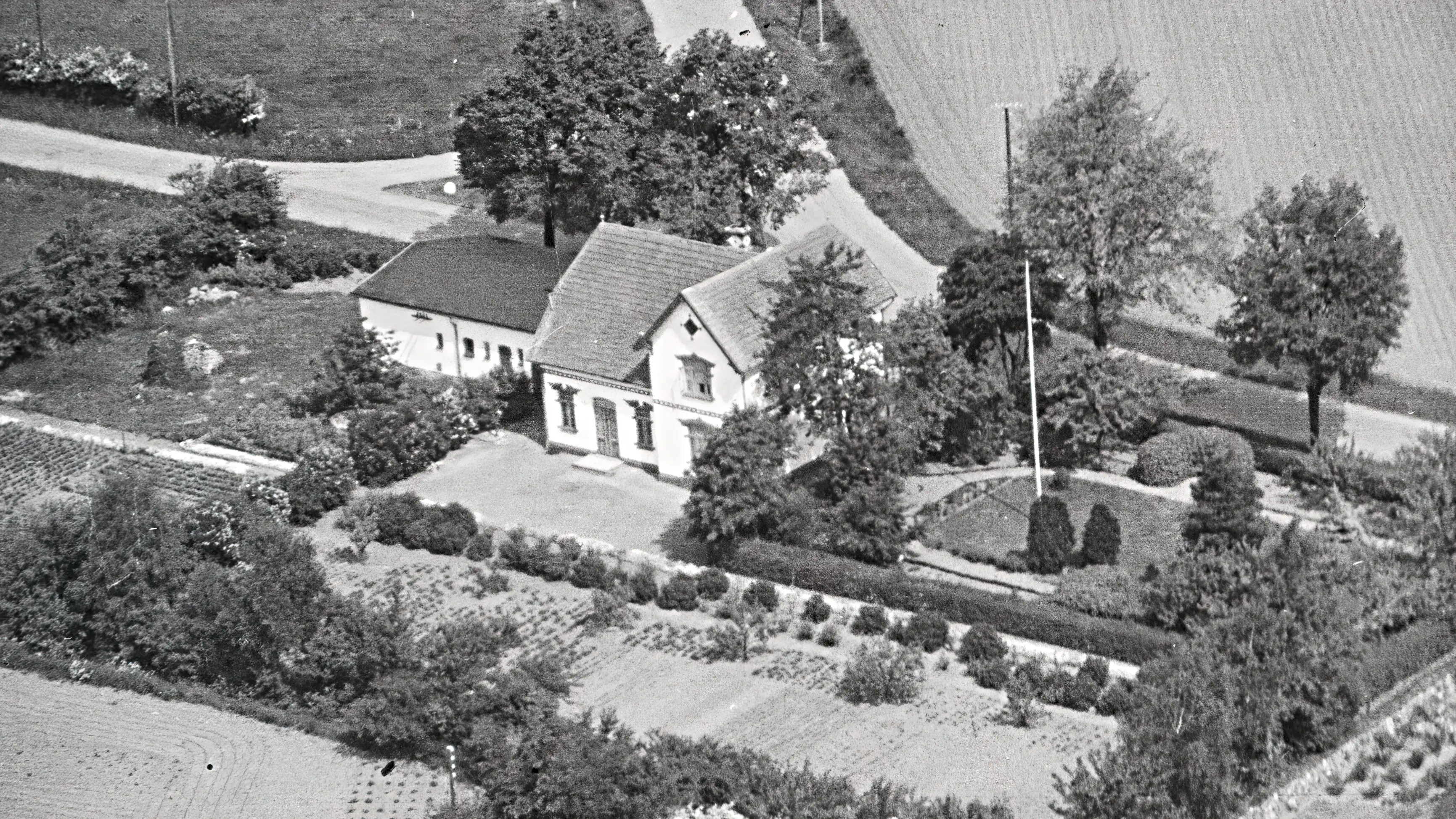 Billede af Hjerndrup Station. Billede af Hjerndrup Station.