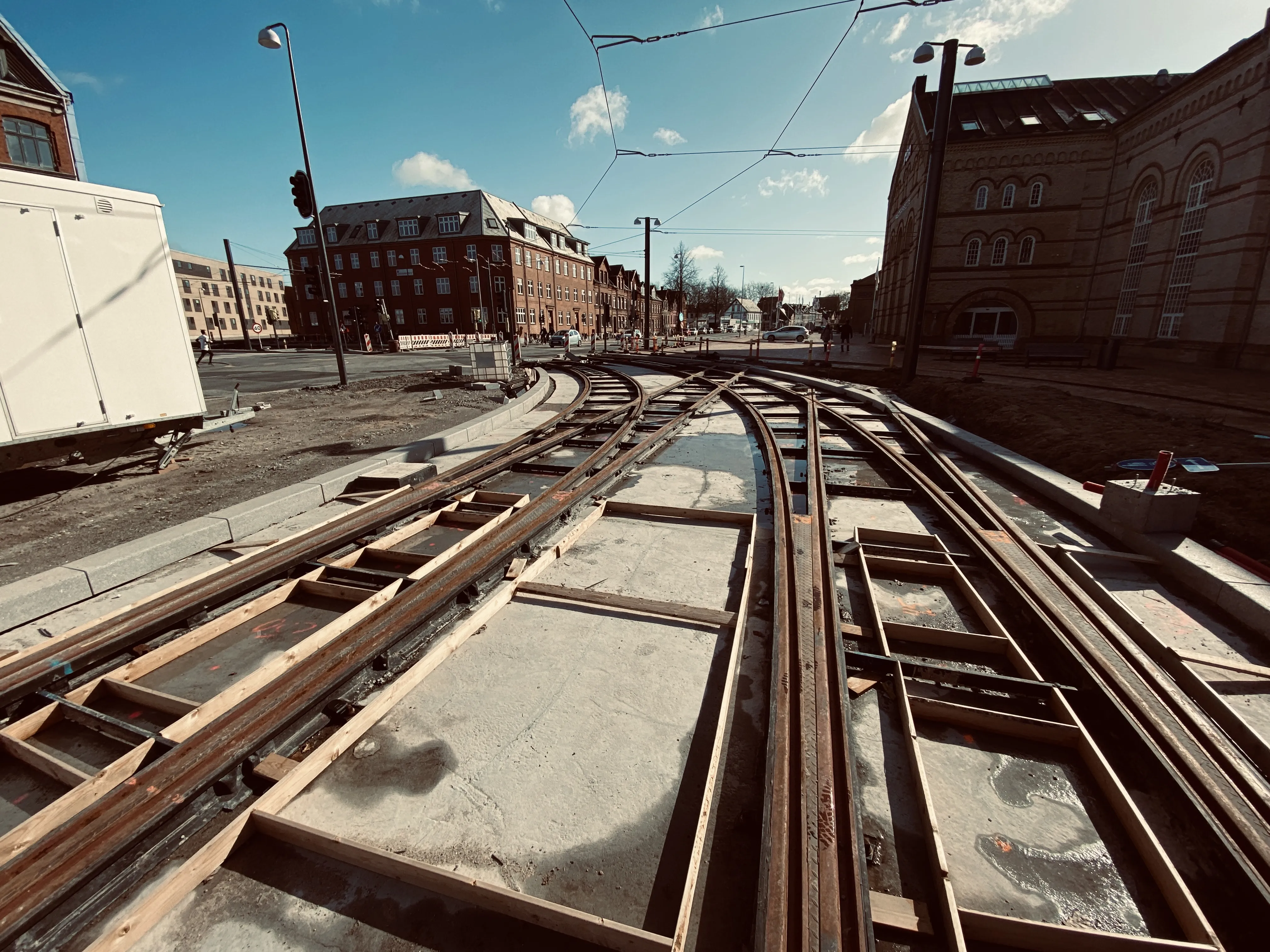 Billede af Vesterbro Letbanestation.