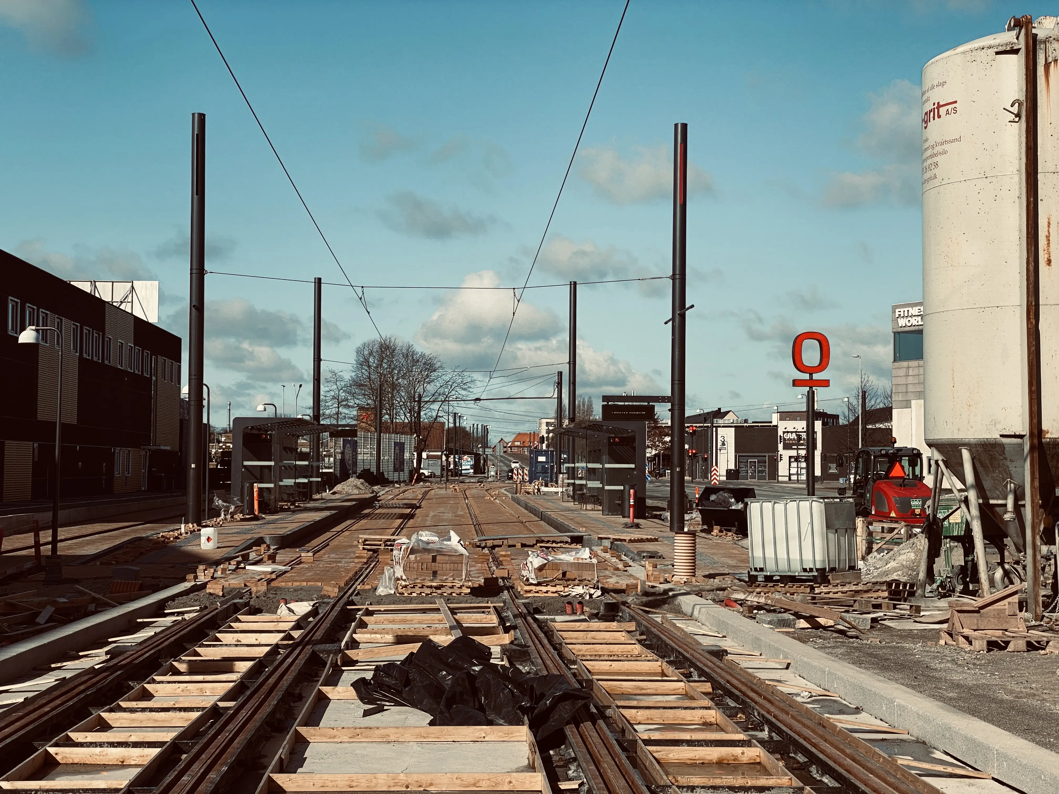 Billede af Vesterbro Letbanestation.