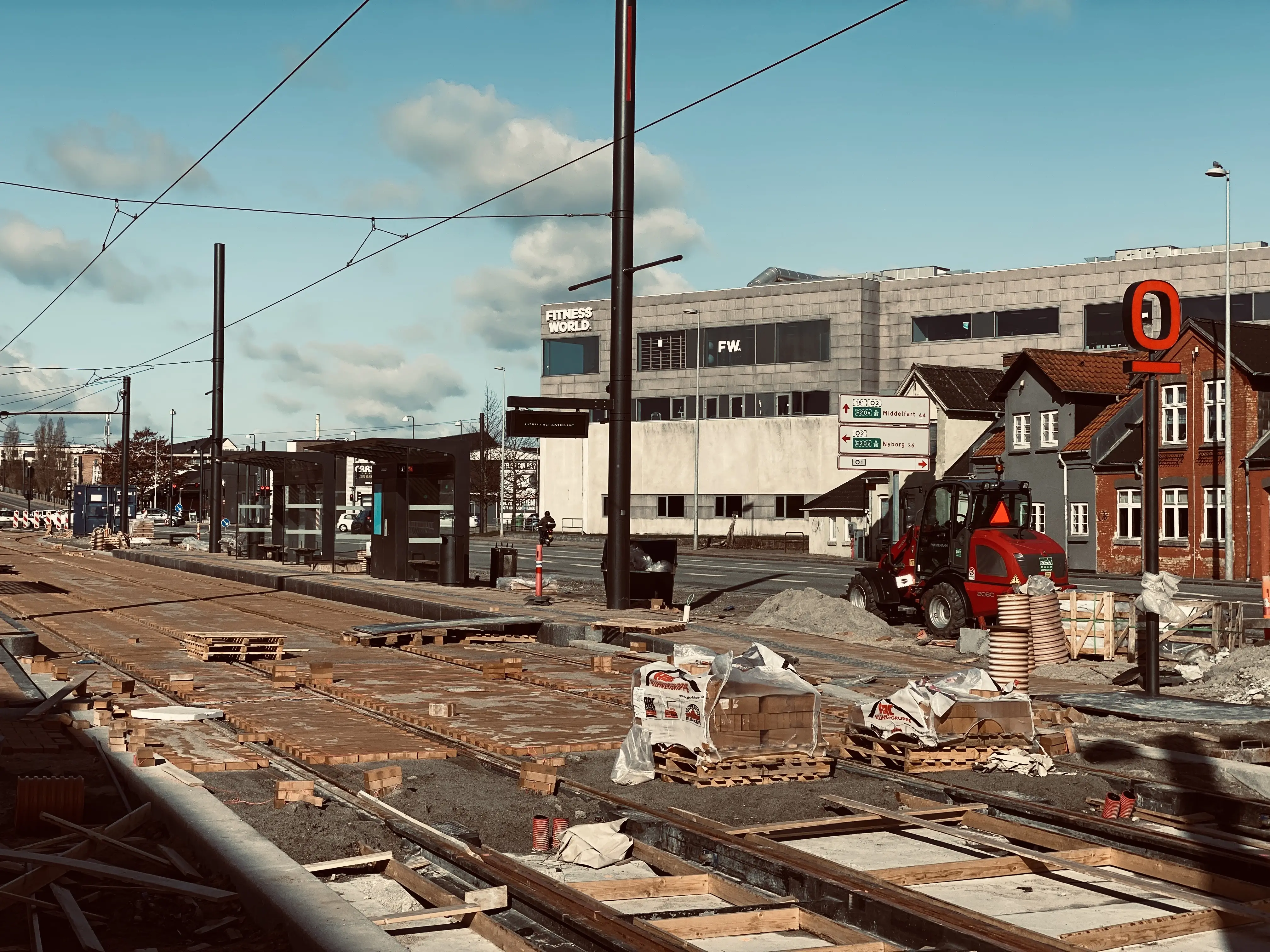 Billede af Vesterbro Letbanestation.