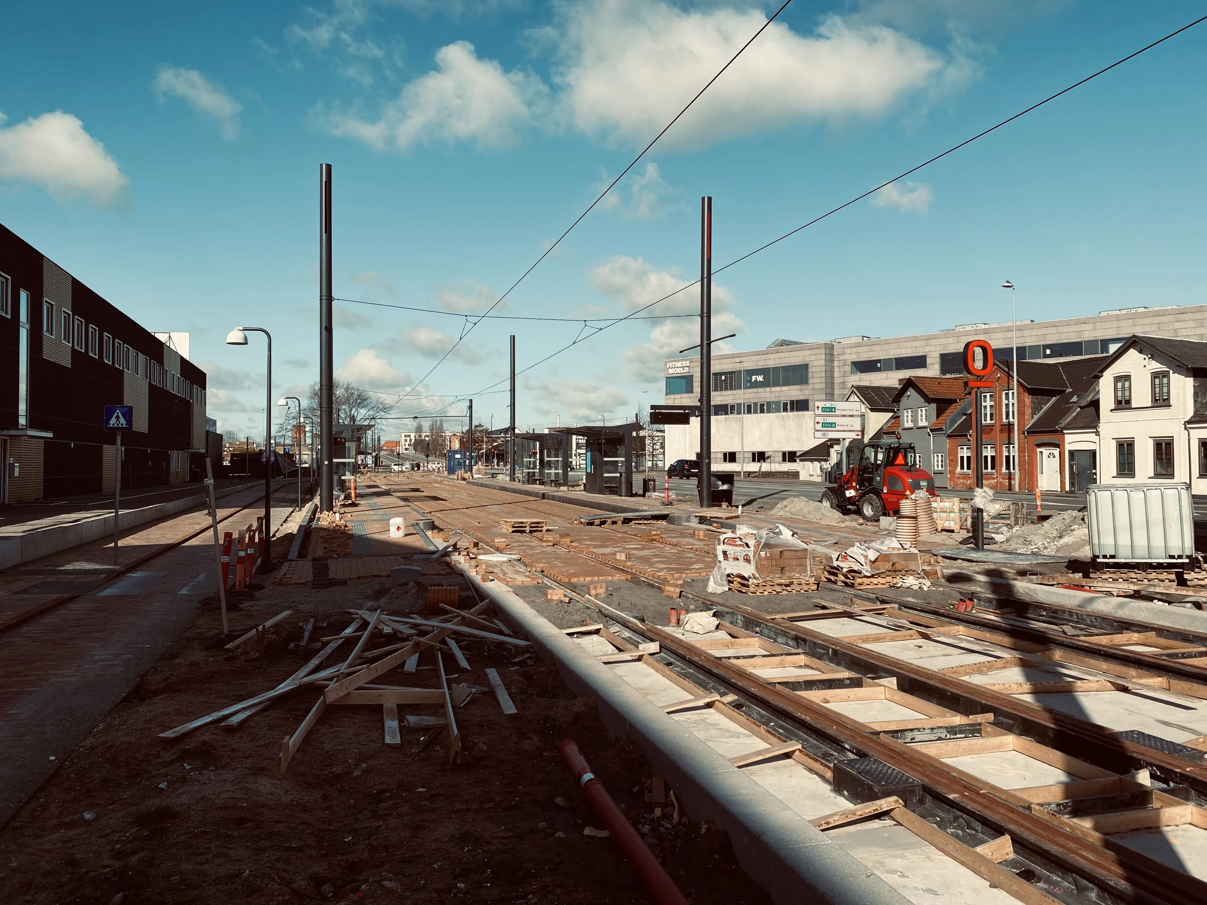Billede af Vesterbro Letbanestation.