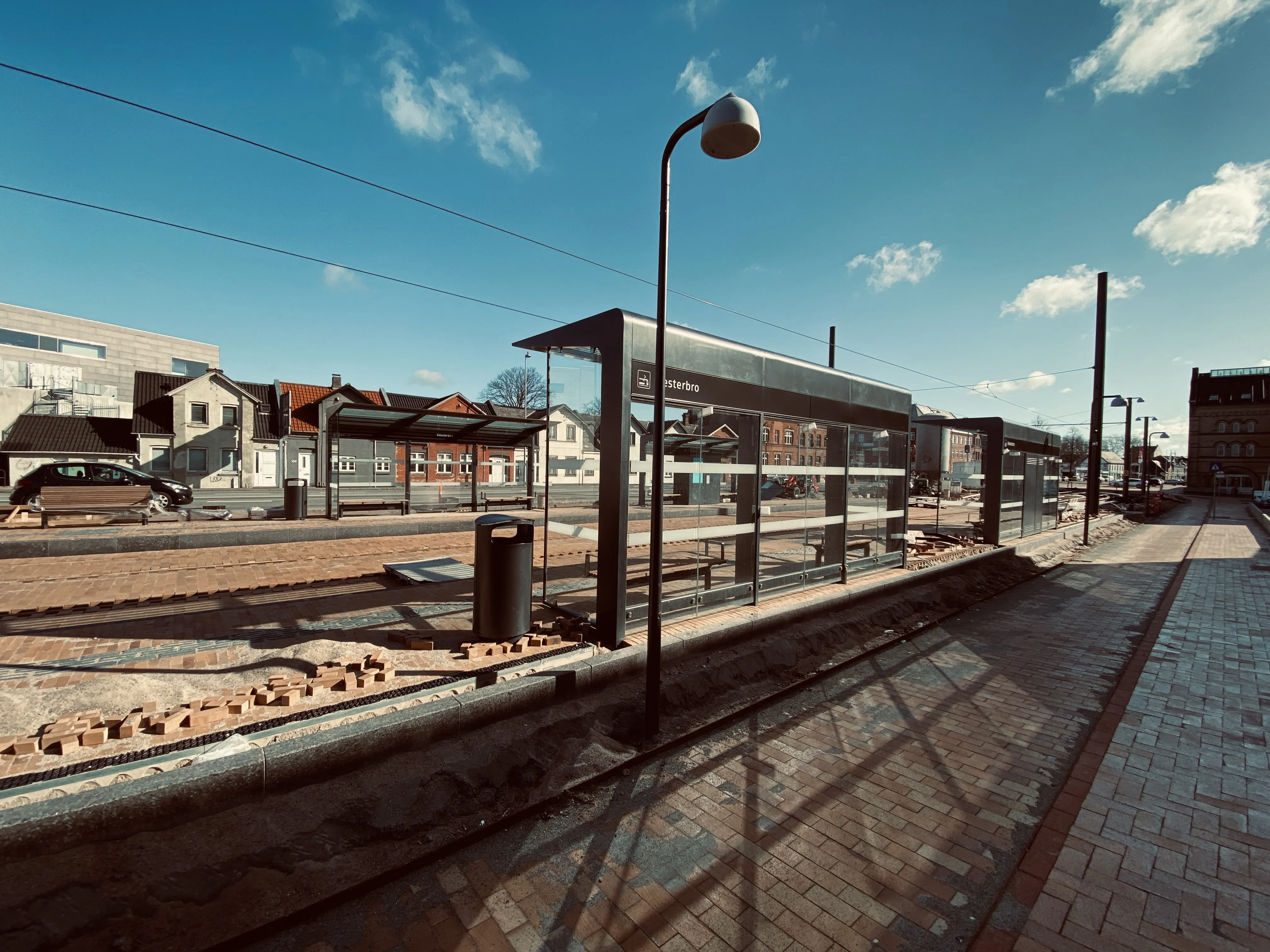 Billede af Vesterbro Letbanestation.