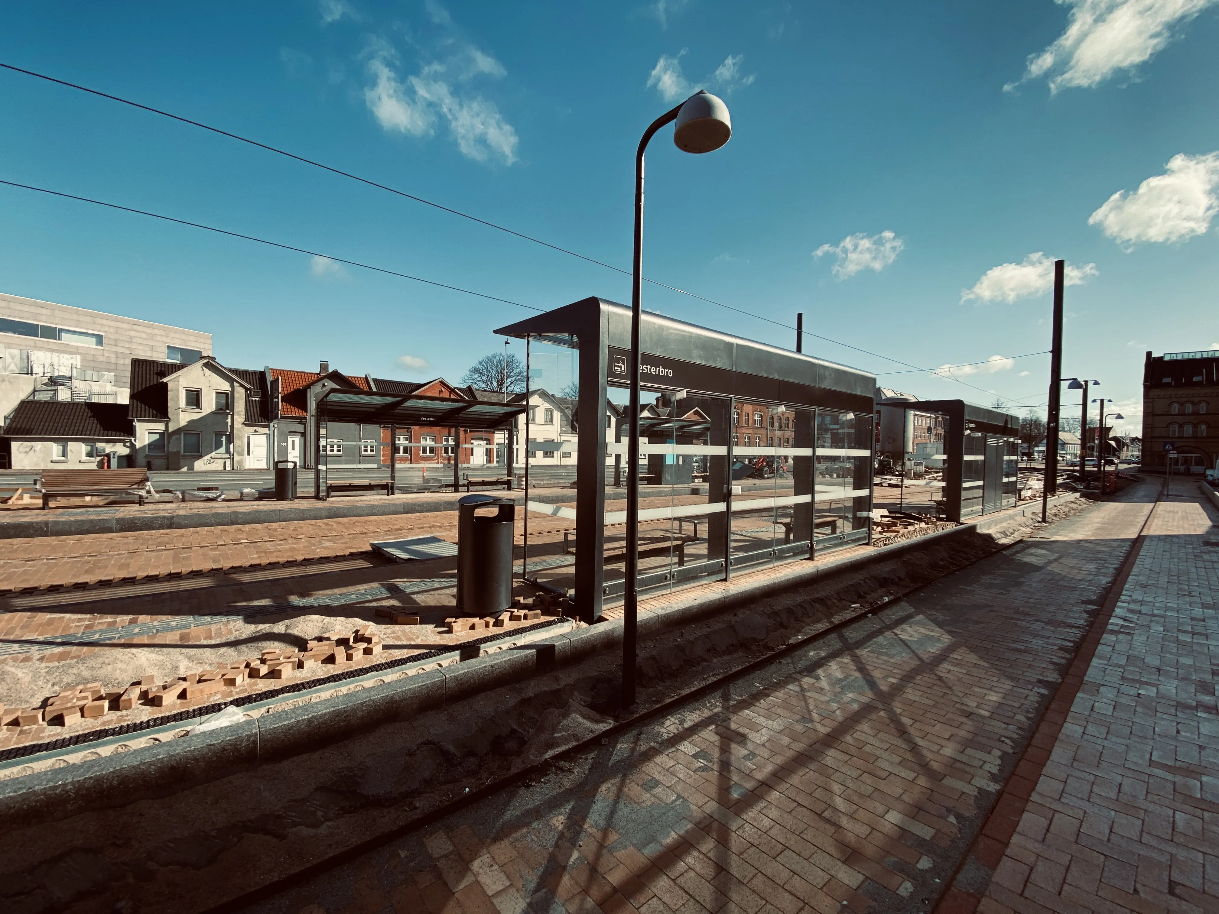 Billede af Vesterbro Letbanestation.