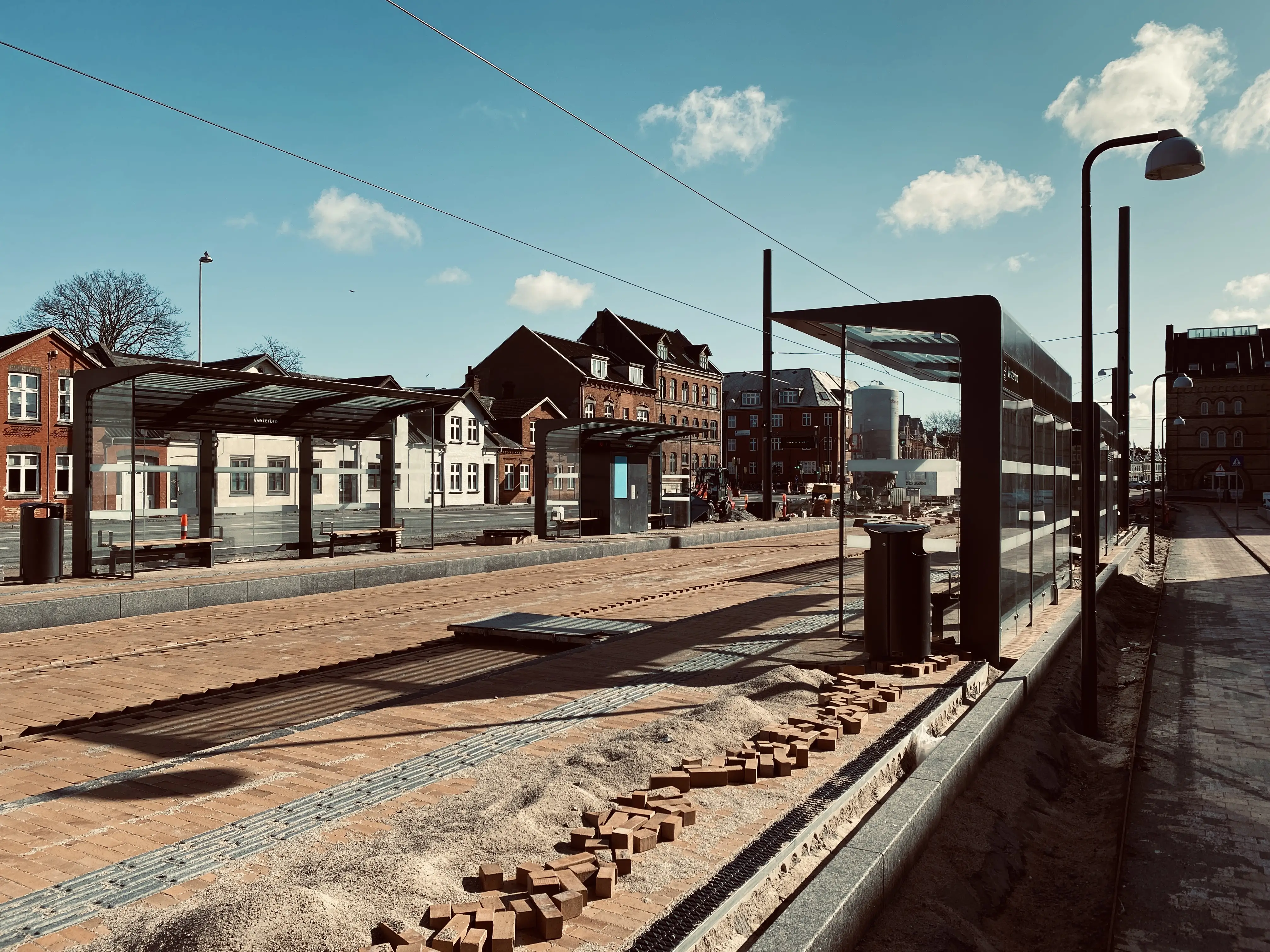 Billede af Vesterbro Letbanestation.