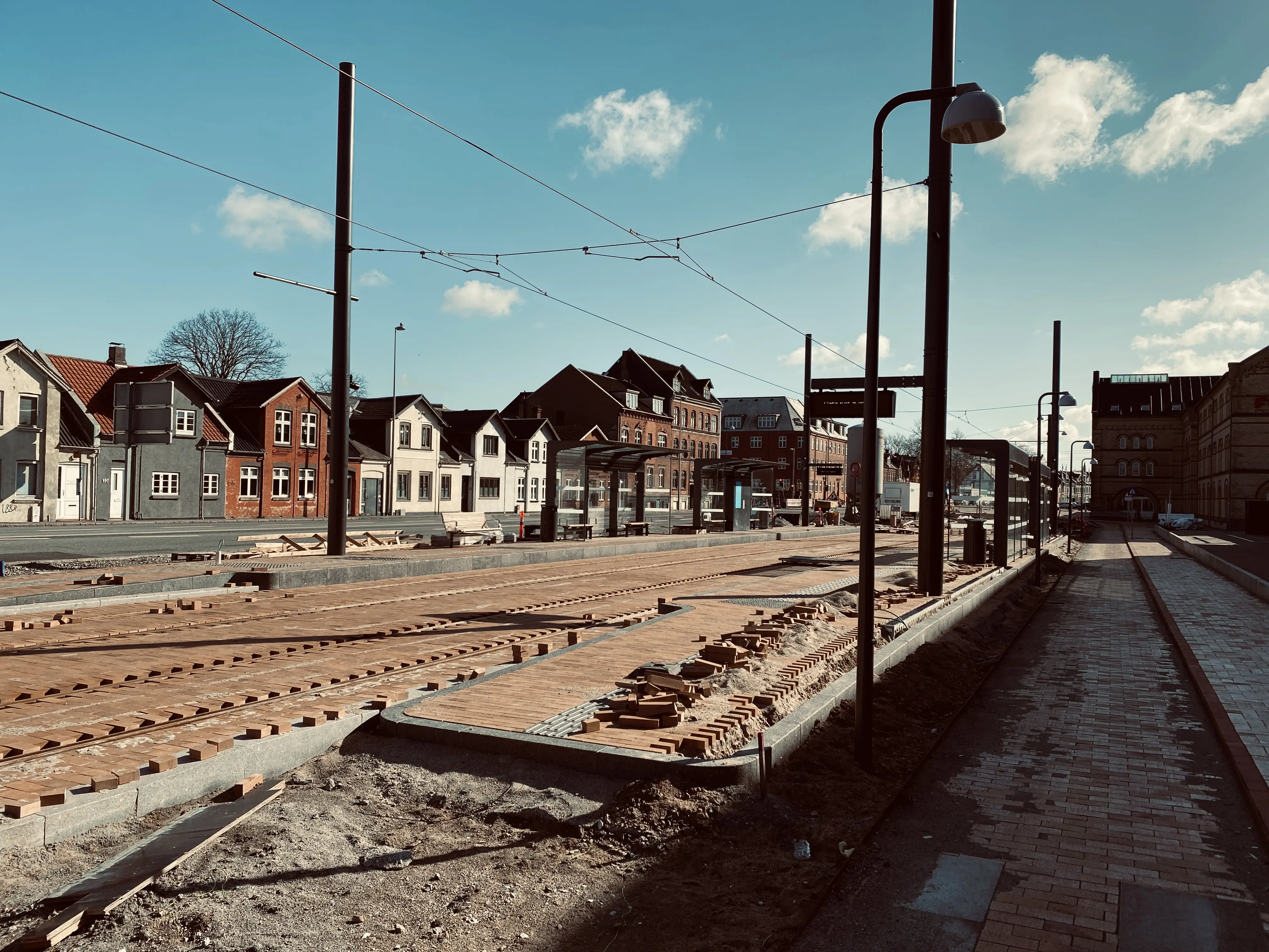 Billede af Vesterbro Letbanestation.