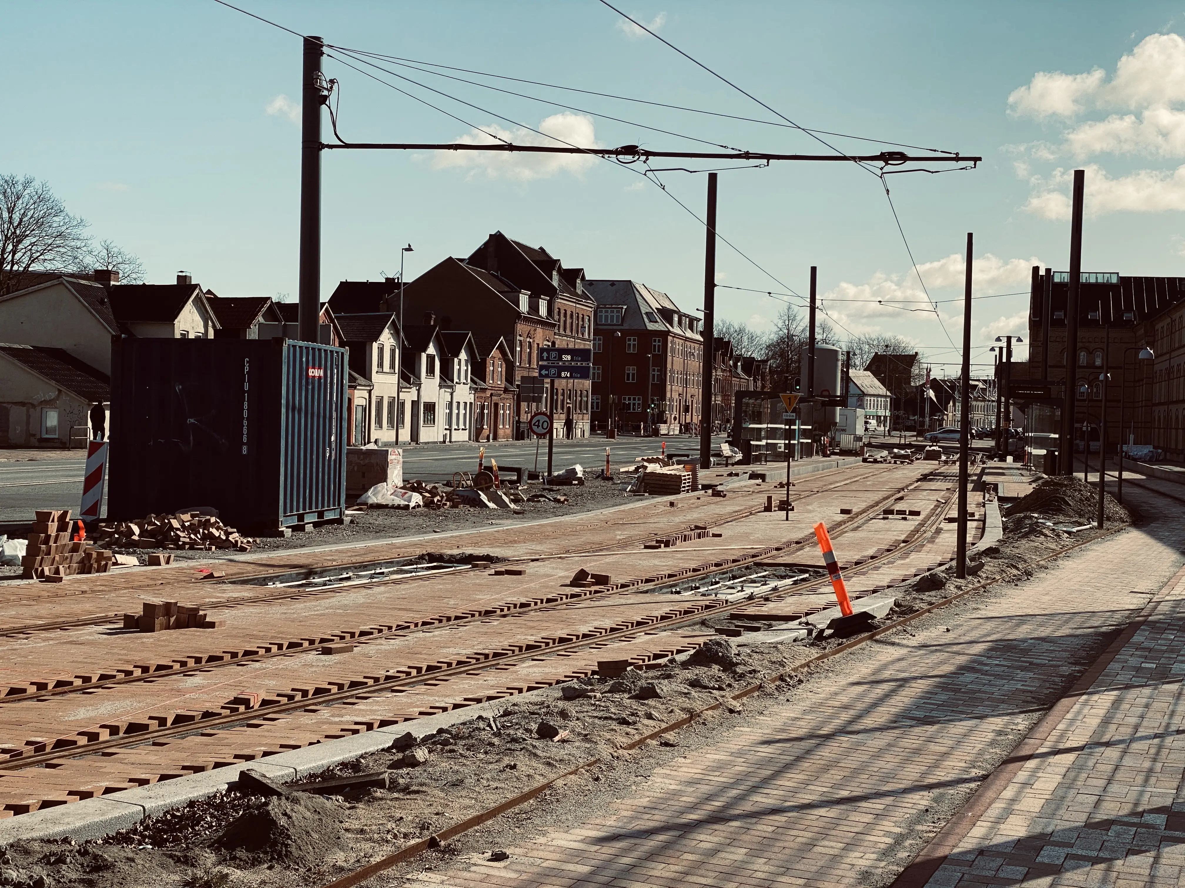 Billede af Vesterbro Letbanestation.