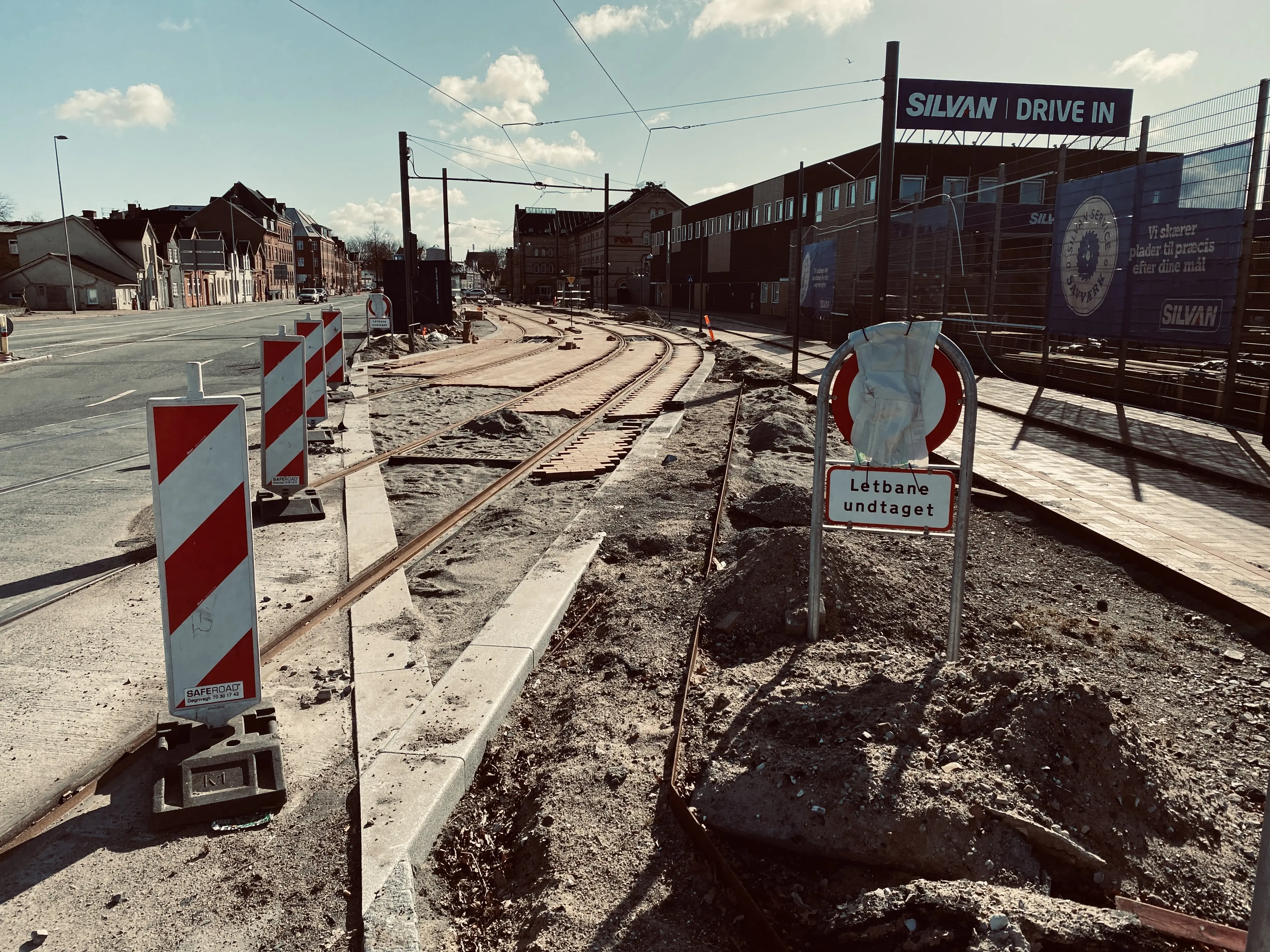 Billede af Vesterbro Letbanestation.