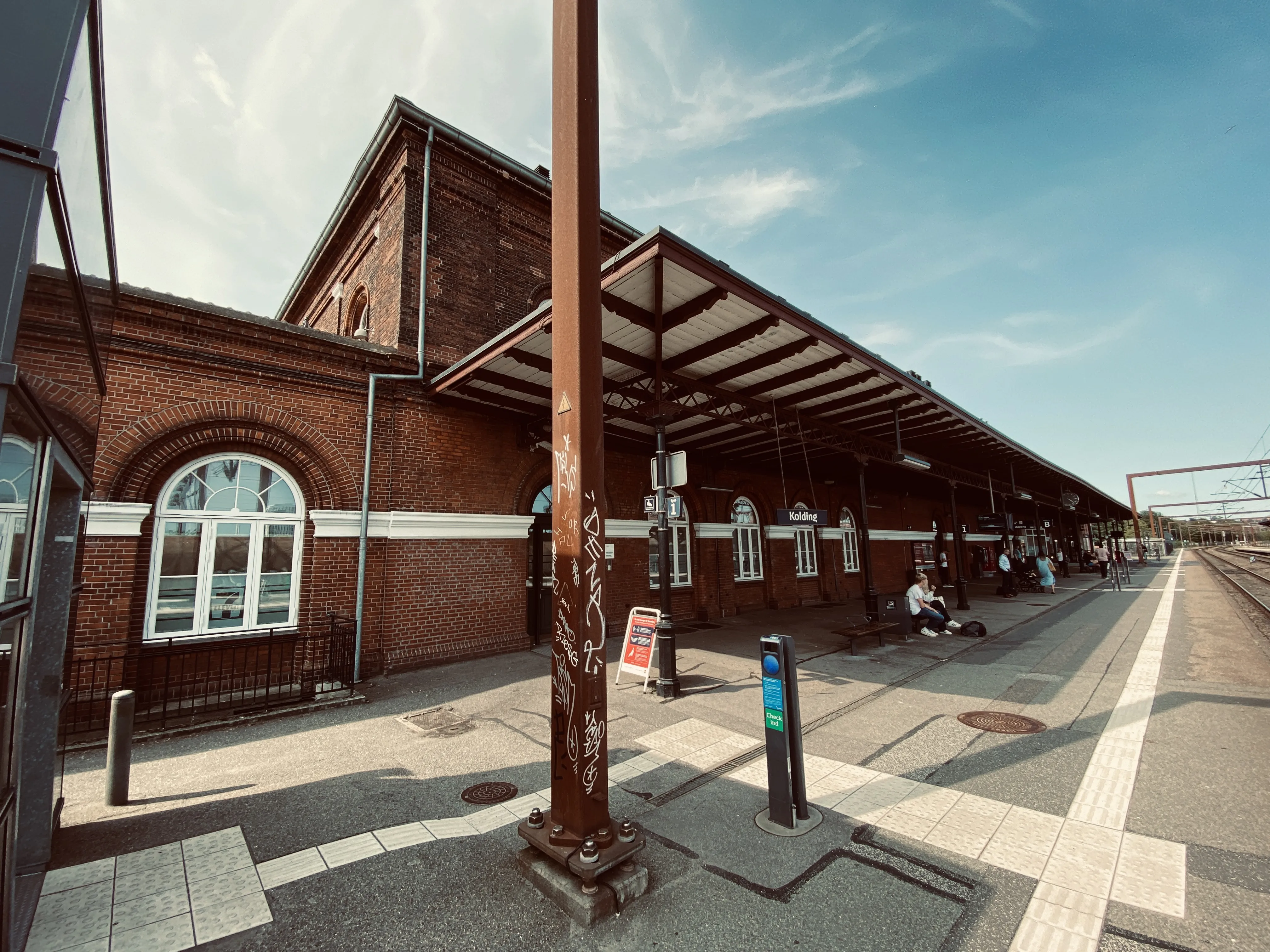 Billede af Kolding Banegård. Billede af Kolding Banegård.