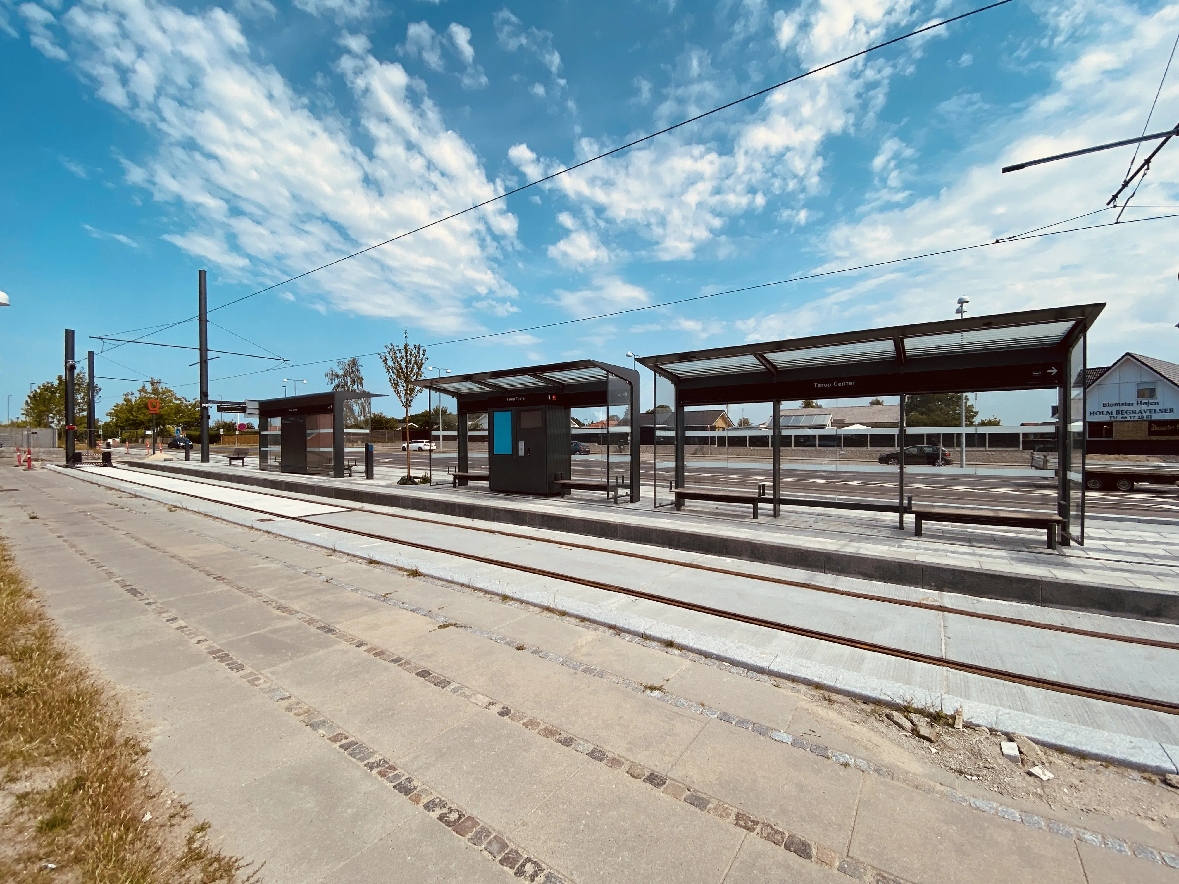 Billede af Tarup Center Letbanestation.