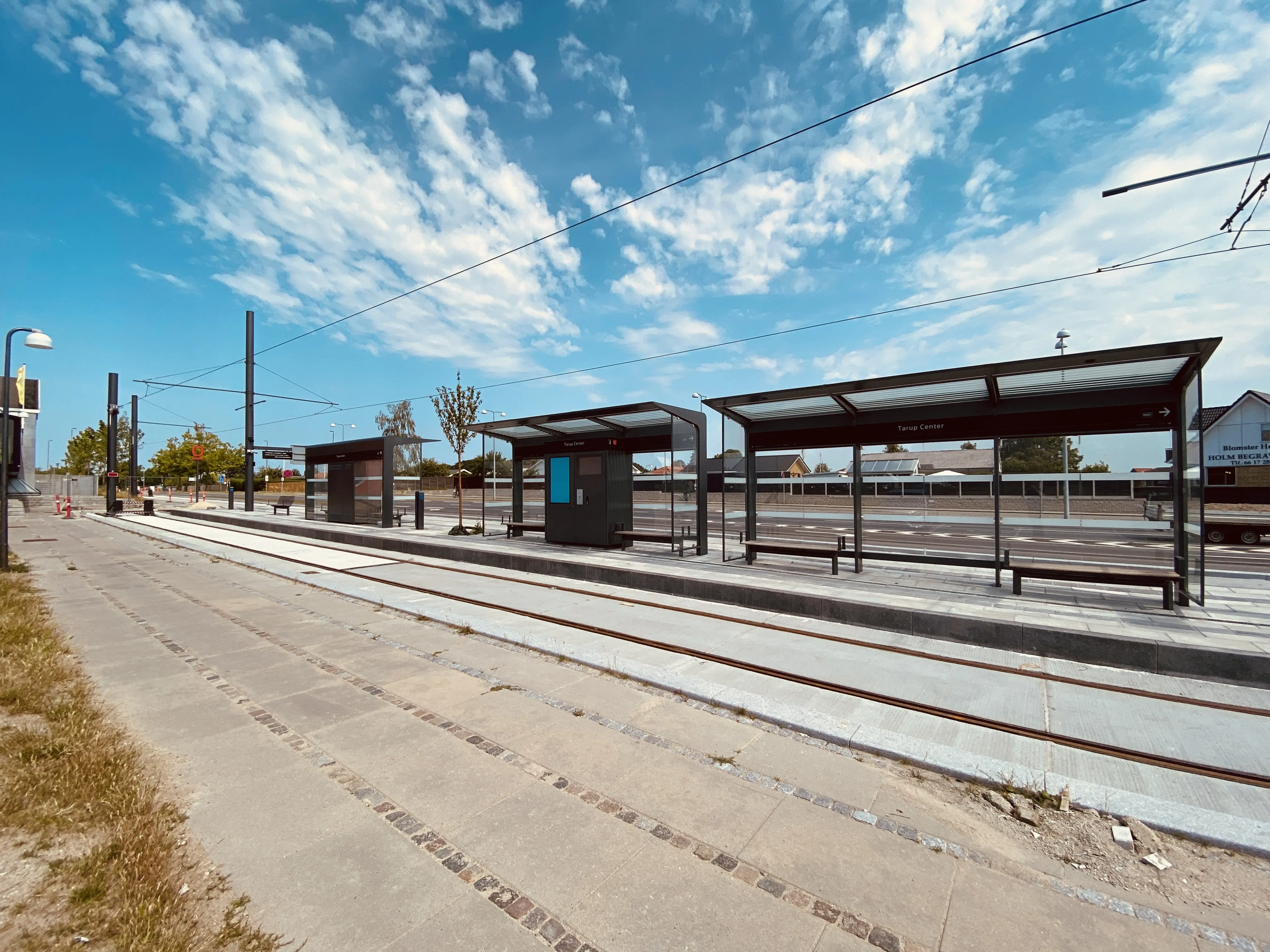 Billede af Tarup Center Letbanestation.