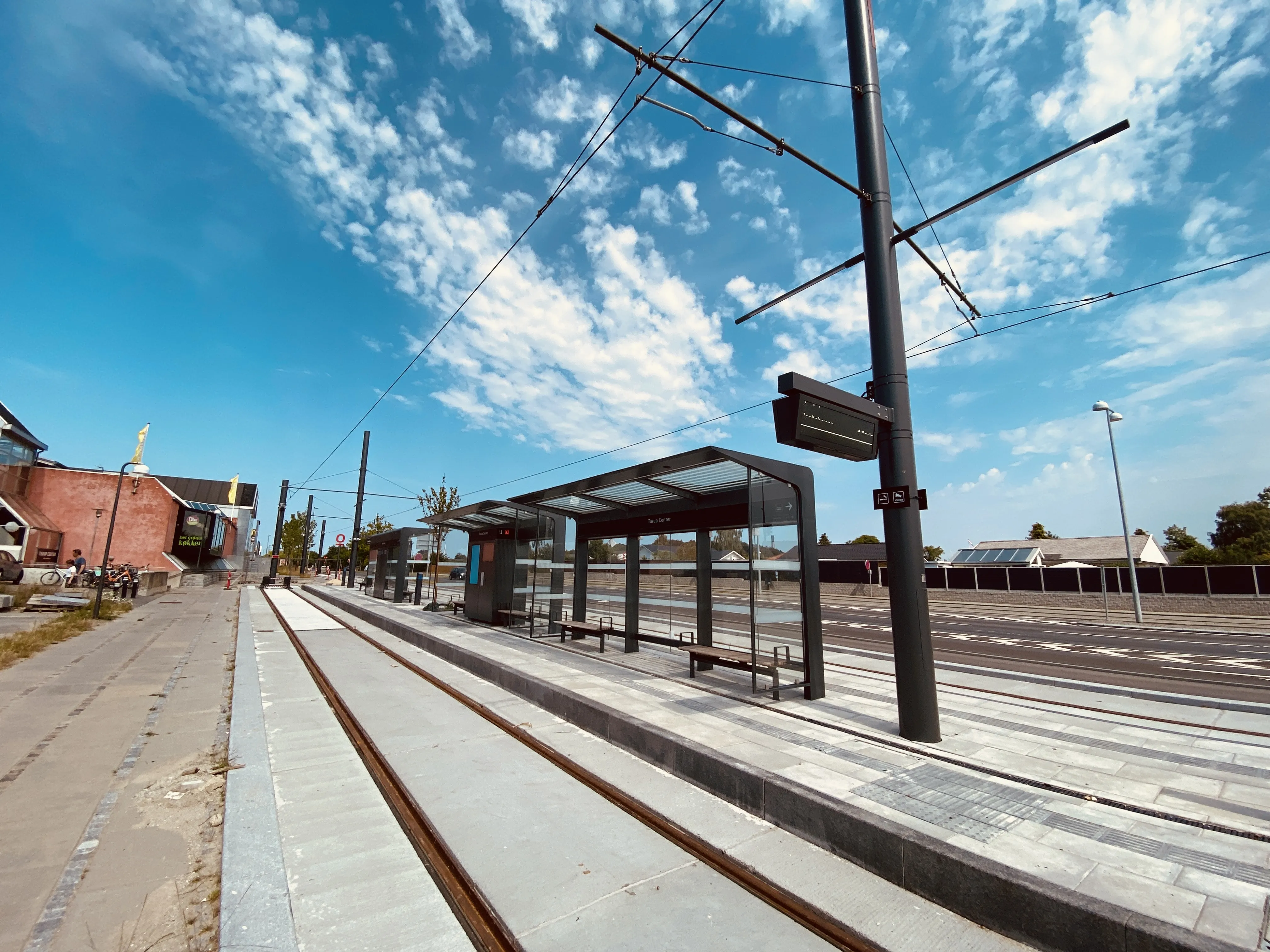 Billede af Tarup Center Letbanestation.