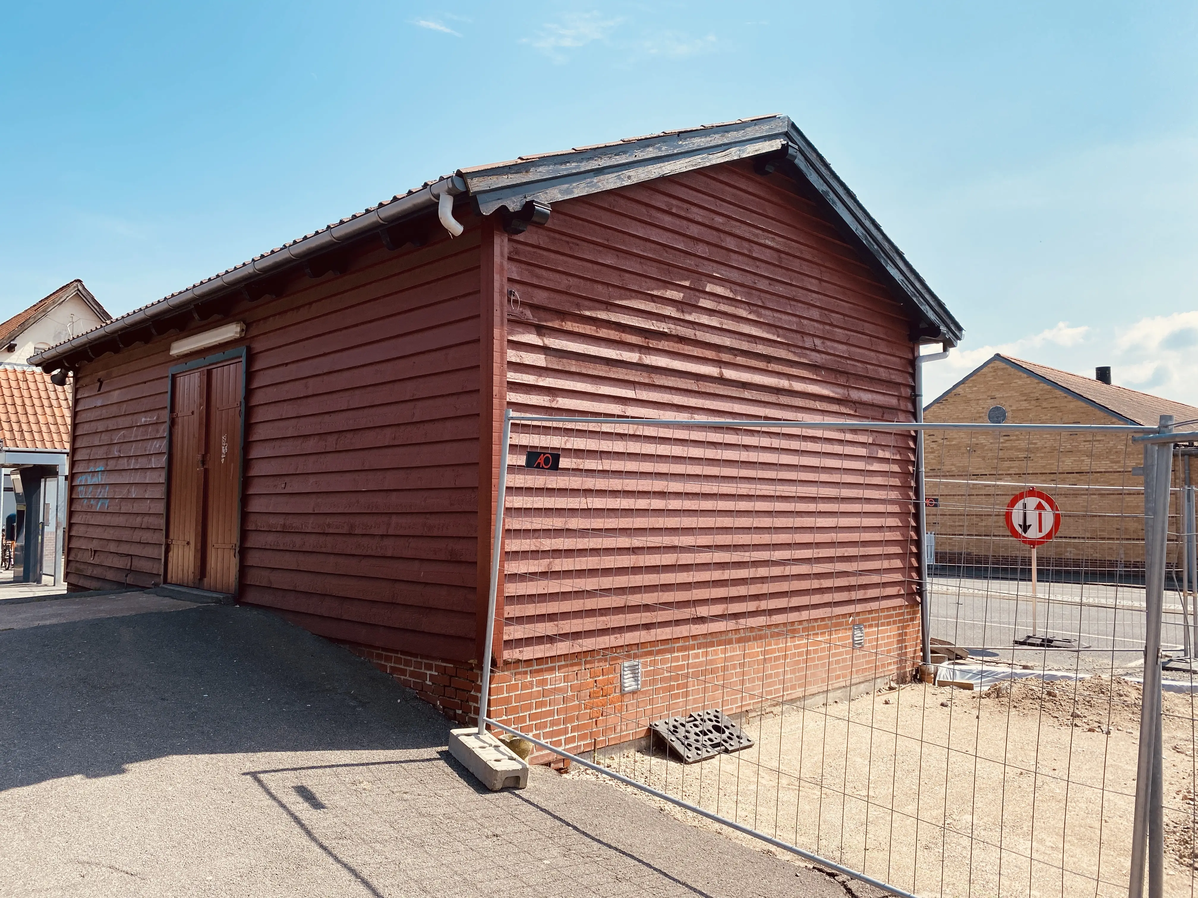 Billede af Stenlille Stations varehus.