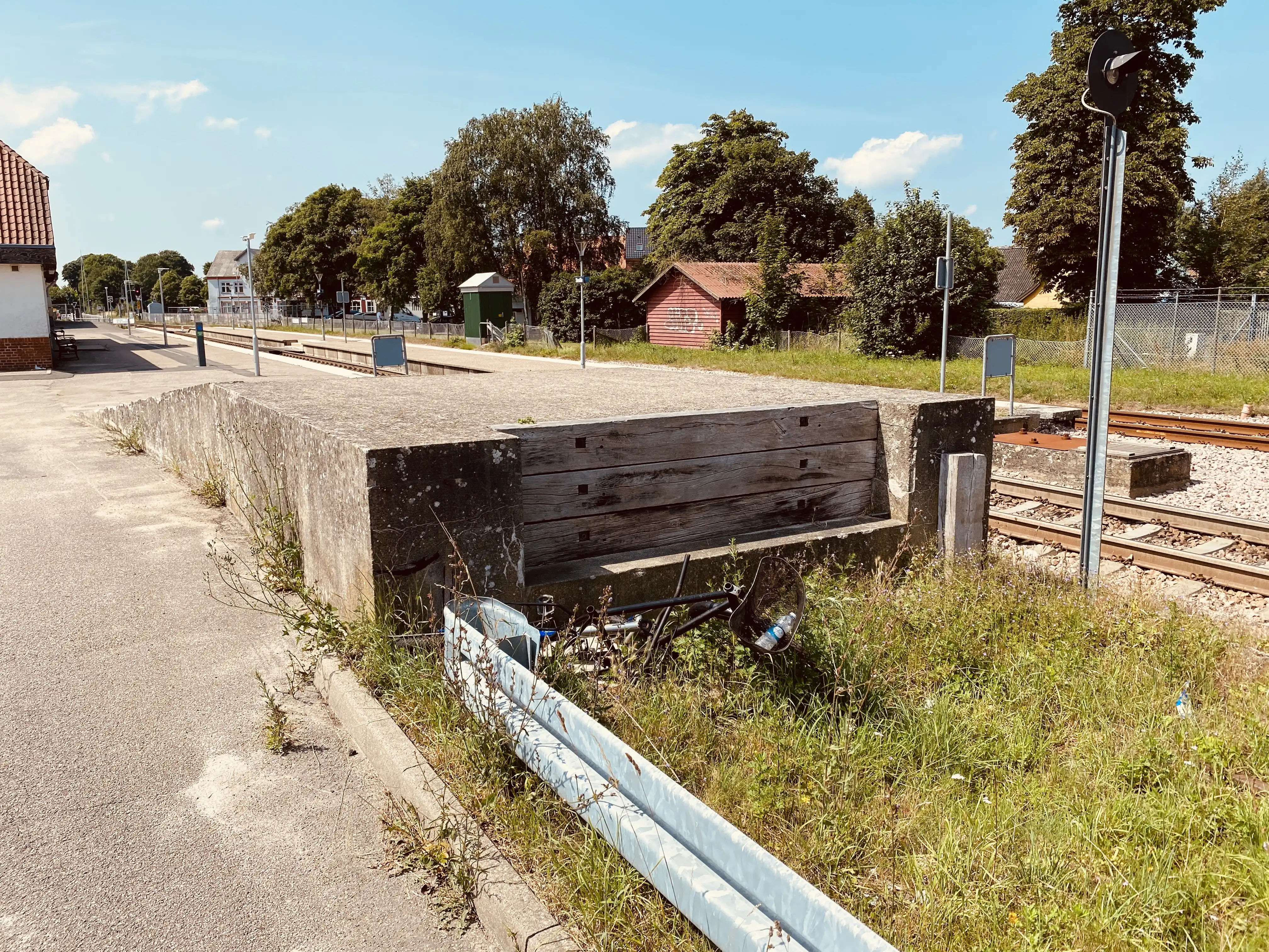 Billede af Stenlille Stations læsserampe.