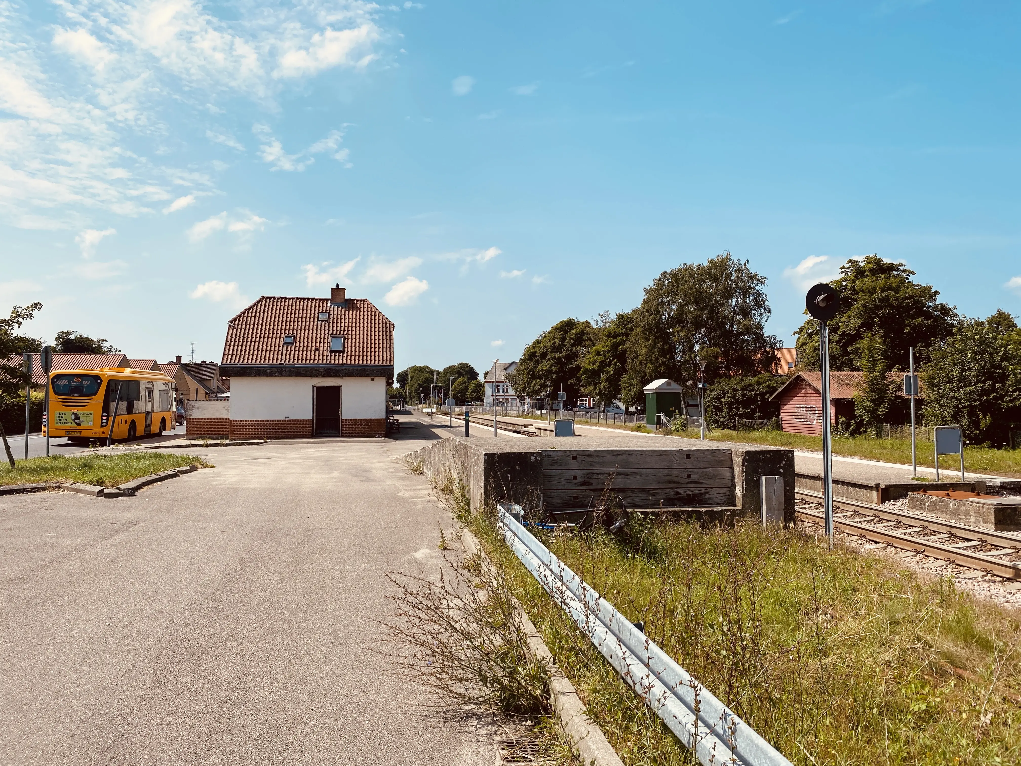 Billede af Stenlille Stations læsserampe.