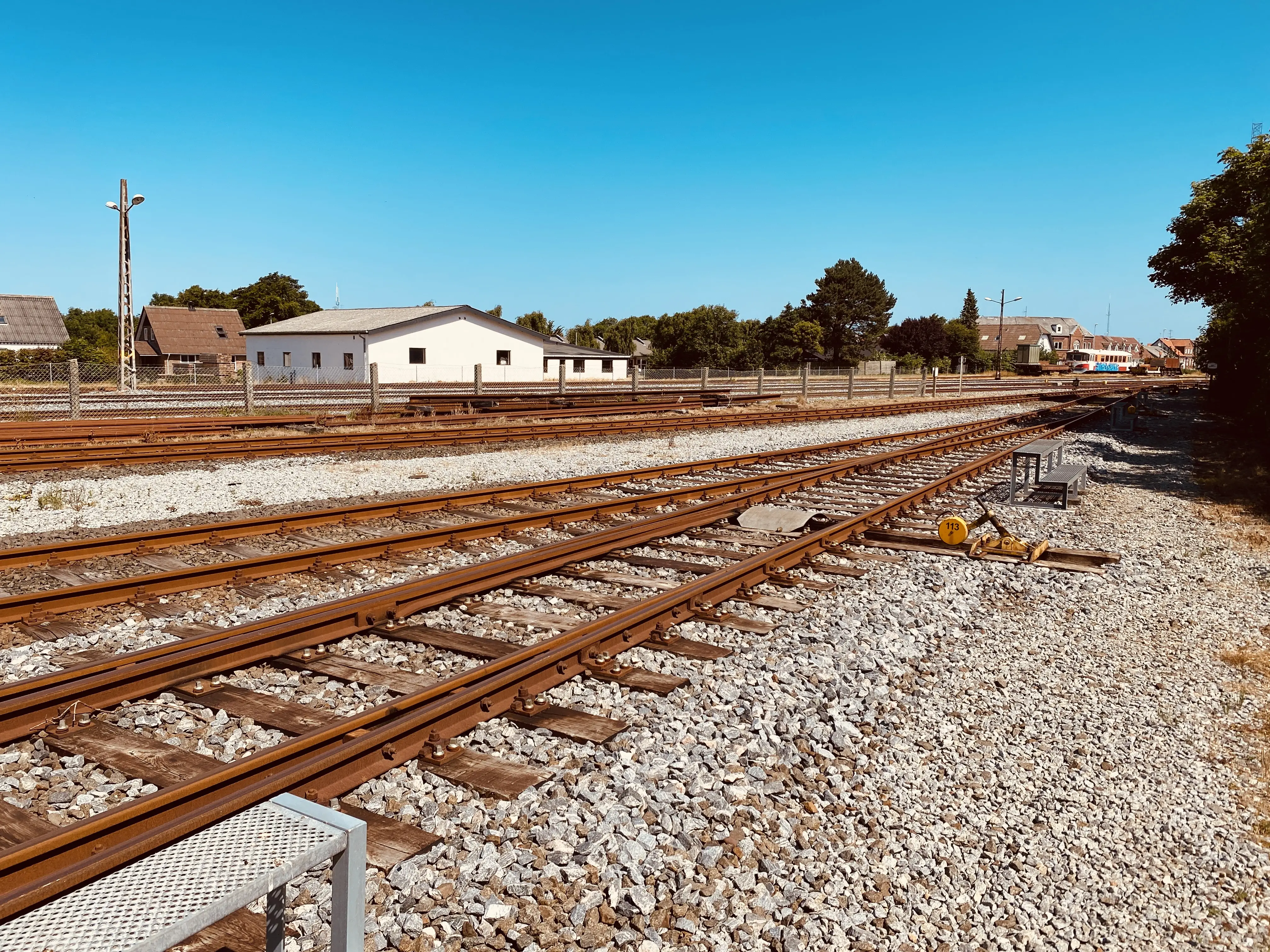 Billede af Lemvig Stations sporareal. Billede af Lemvig Stations sporareal.