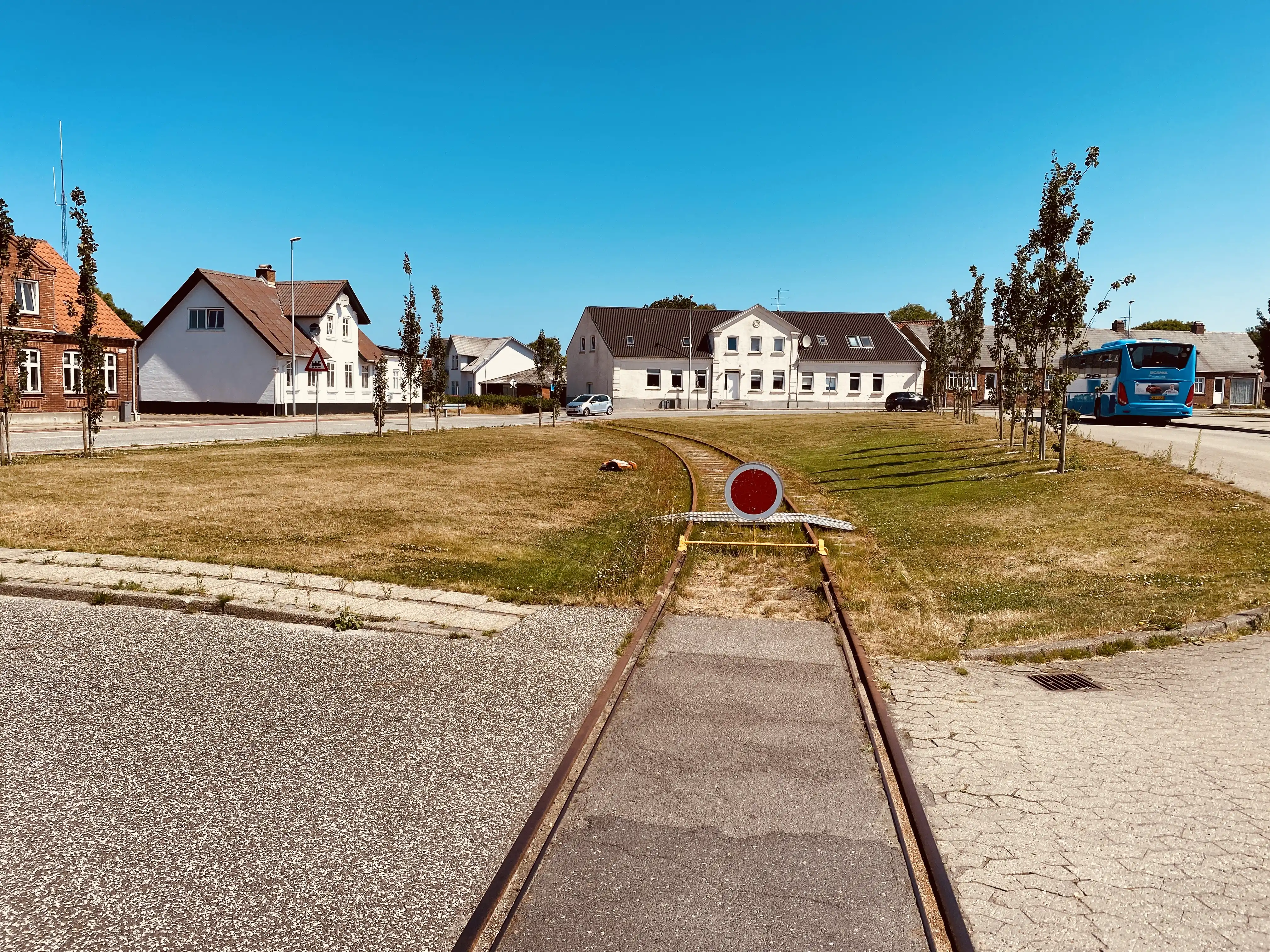 Billede af Lemvig Stations sporareal. Billede af Lemvig Stations sporareal.