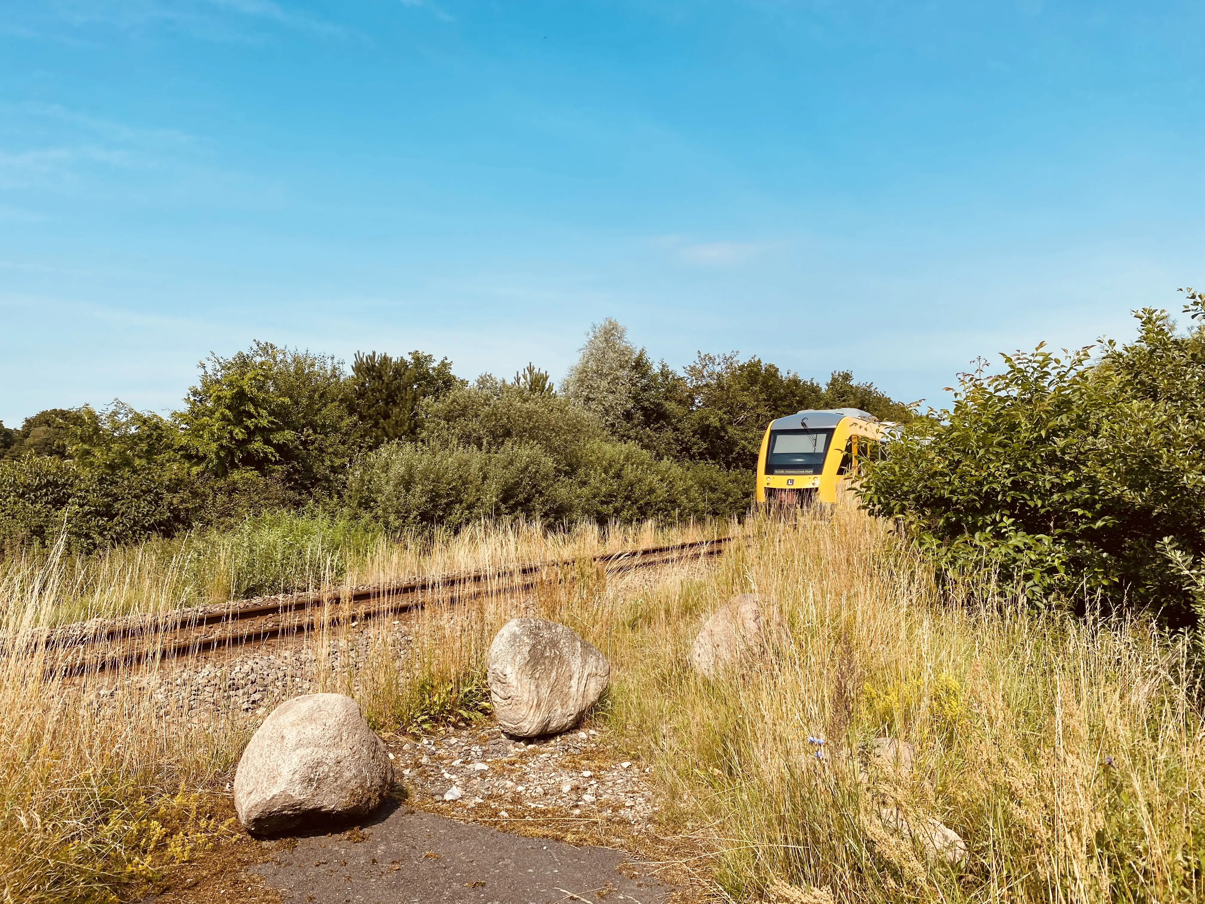 Billede af Borupgård Trinbræt med Sidespor - Trinbræt med Sidespor er nedrevet, men Borupgård Trinbræt med Sidespor har ligget her.