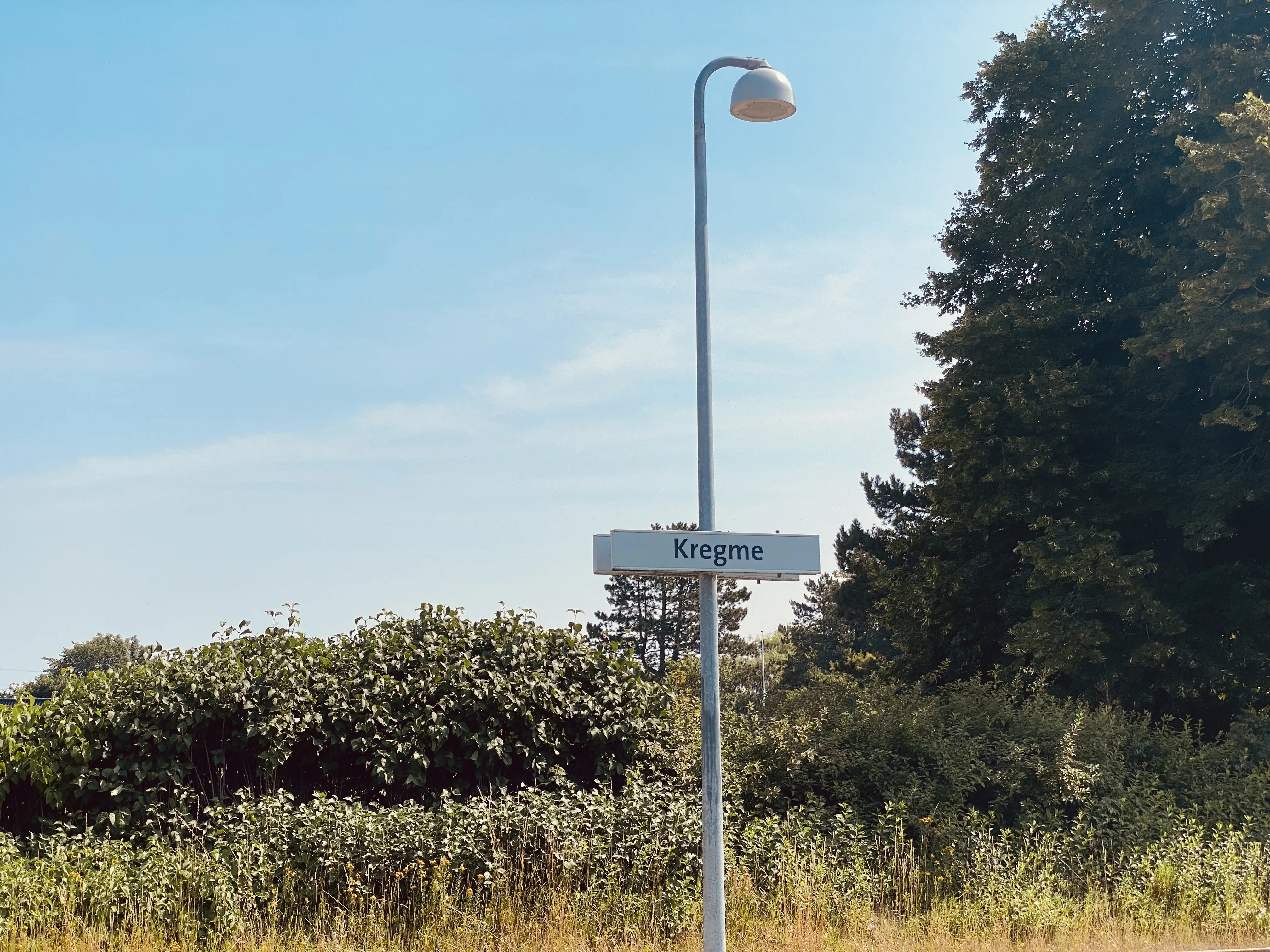 Billede af Kregme Station.