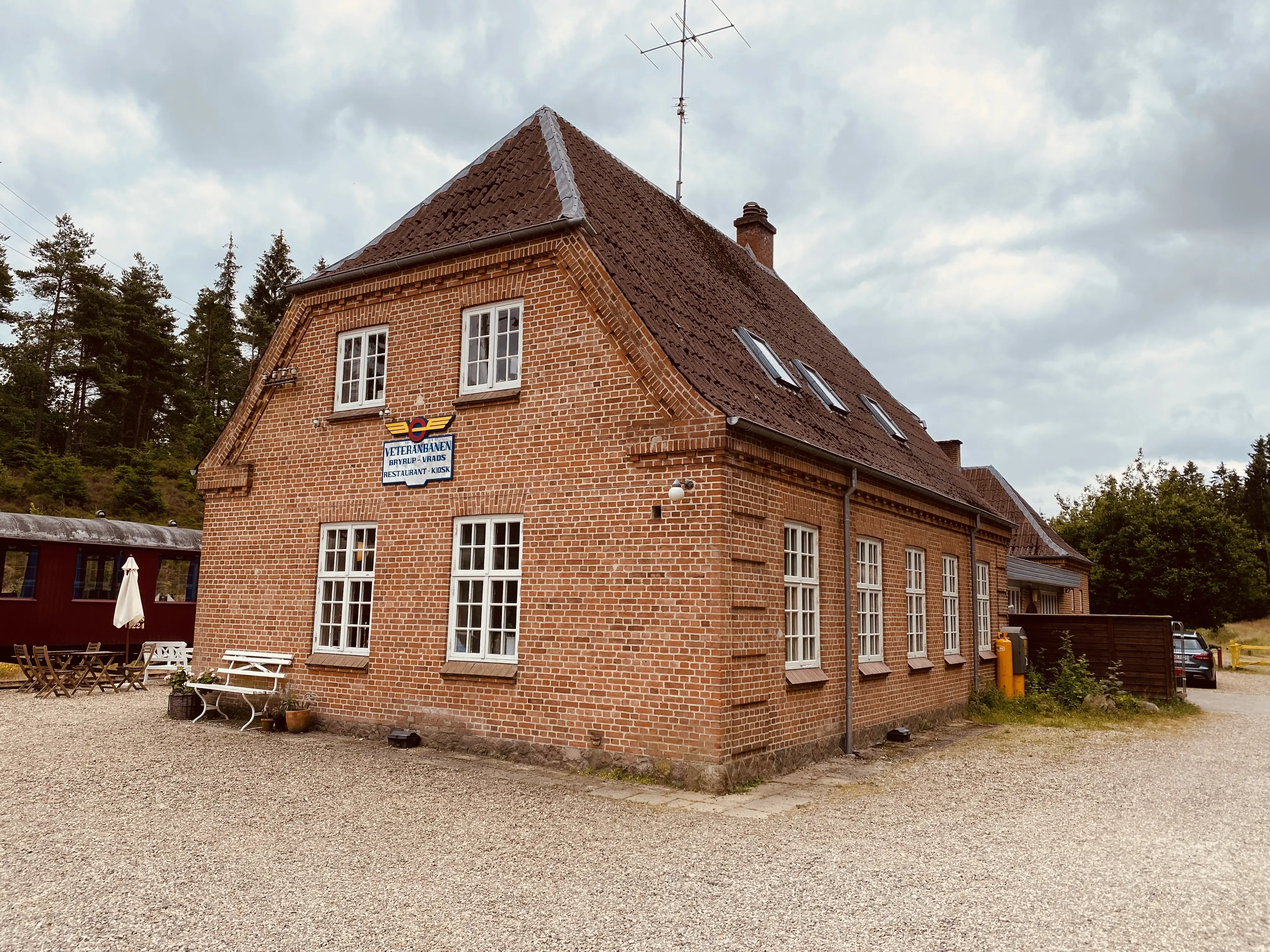 Billede af Vrads Station.