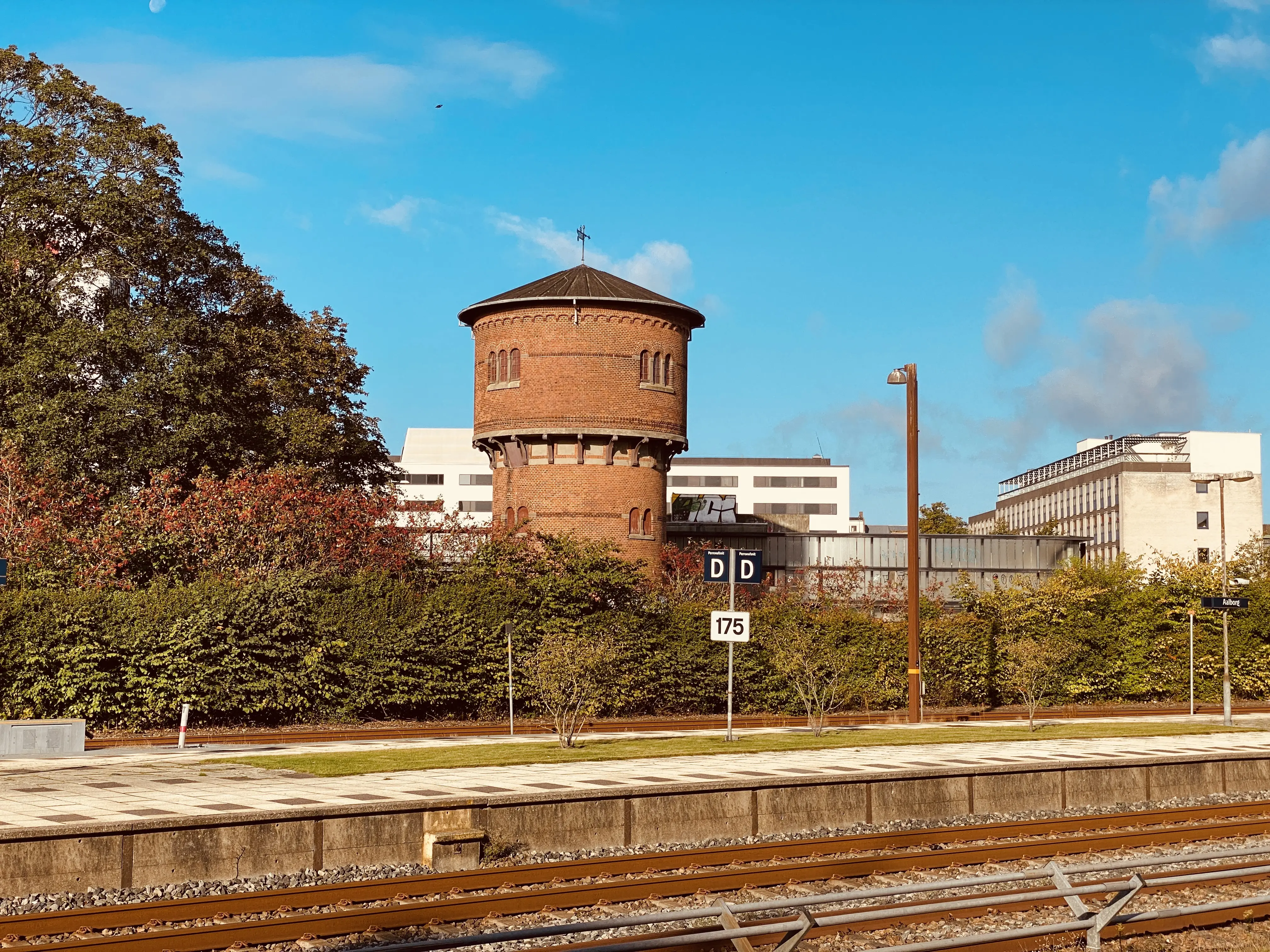 Billede af Aalborg Stations vandtårn.
