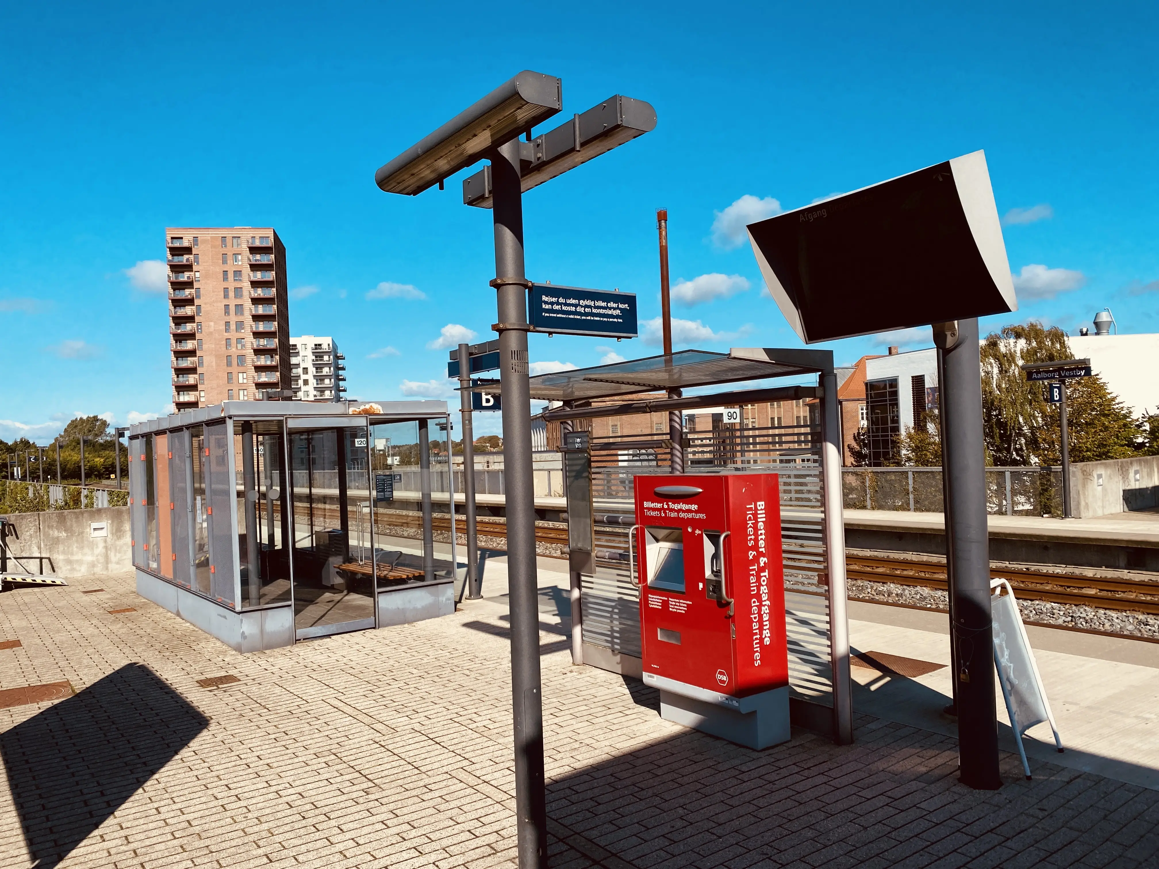 Billede af Aalborg Vestby Trinbræt. Billede af Aalborg Vestby Trinbræt.