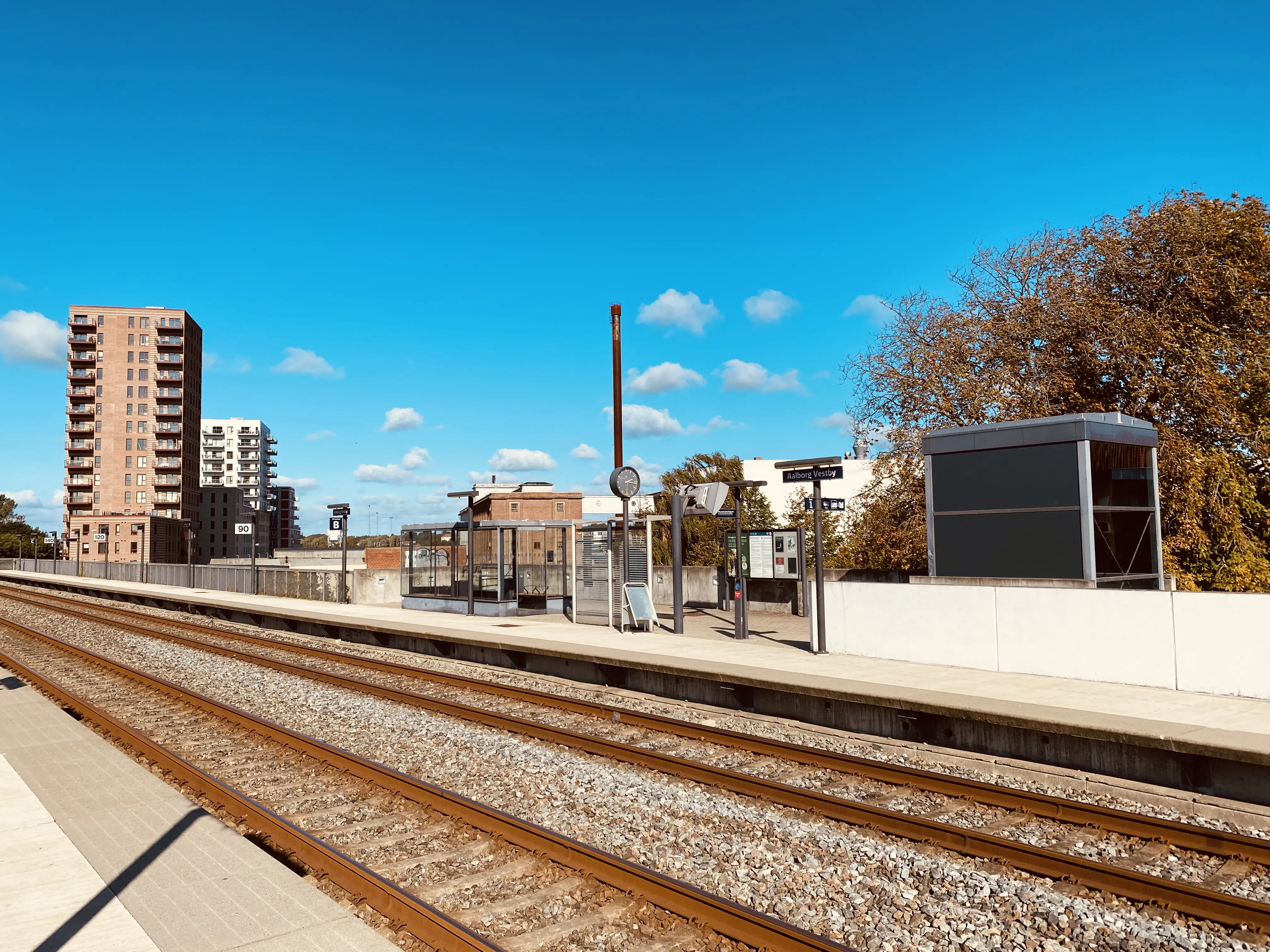 Billede af Aalborg Vestby Trinbræt. Billede af Aalborg Vestby Trinbræt.