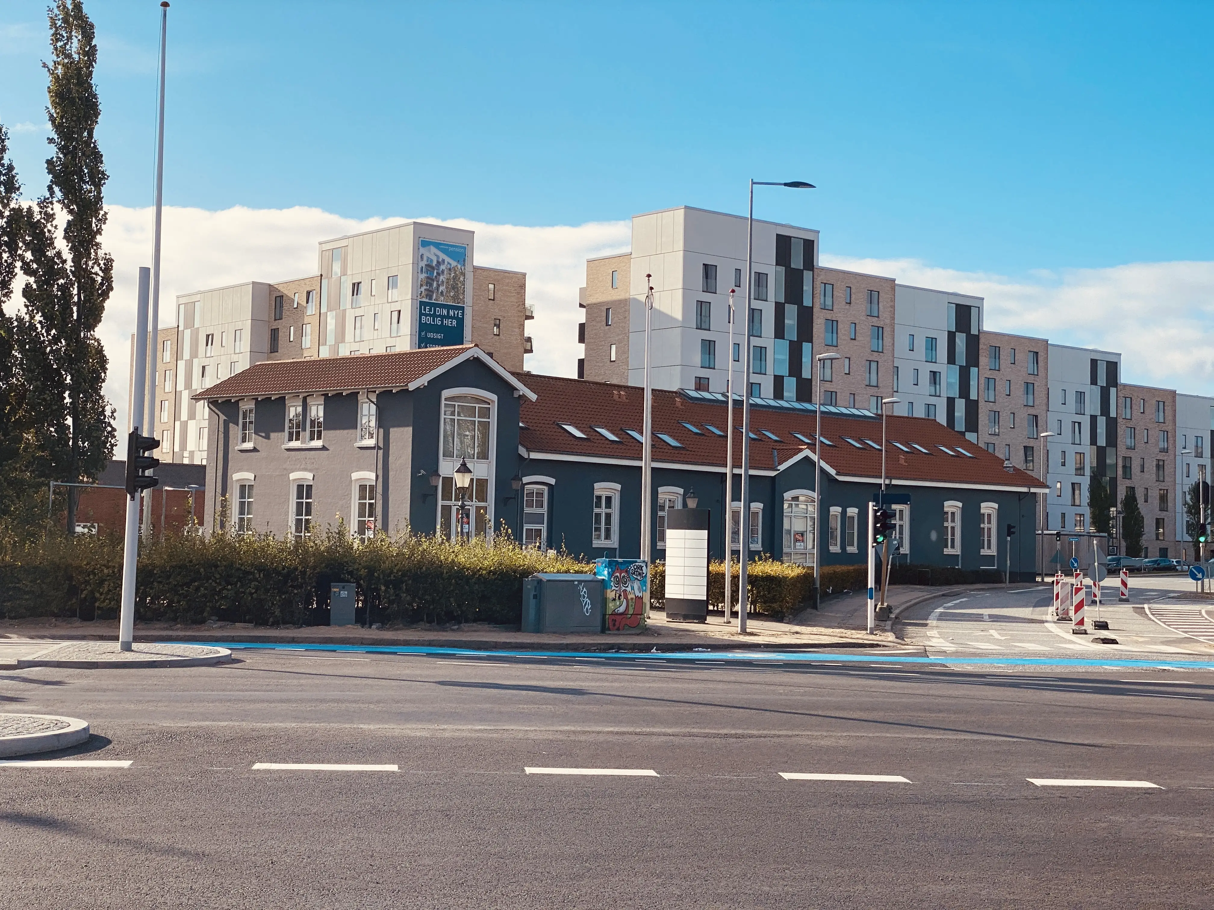 Billede af Aalborg Privatbane Godsbanegård. Billede af Aalborg Privatbane Godsbanegård.