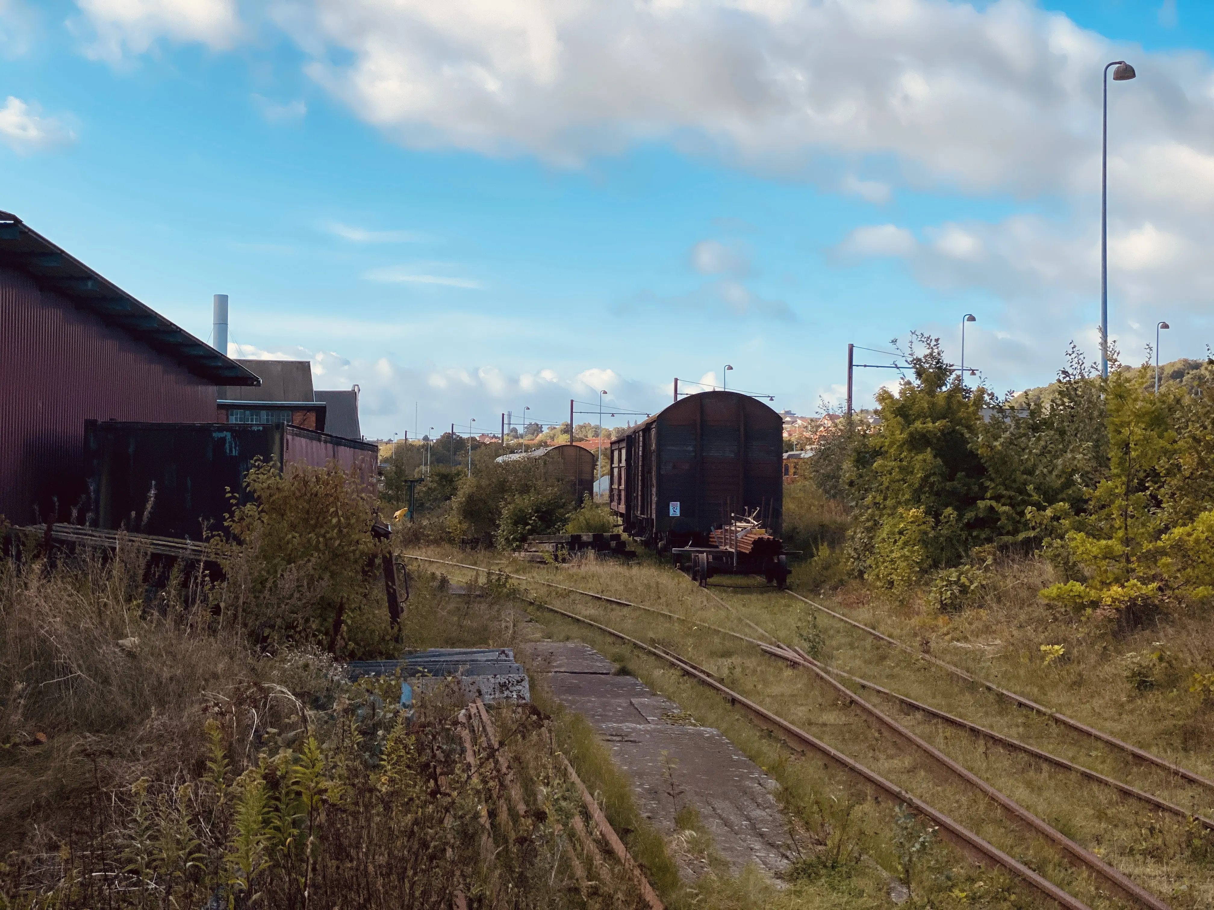 Billede af Aalborg Privatbane Godsbanegårds remiseområde. Billede af Aalborg Privatbane Godsbanegårds remiseområde.