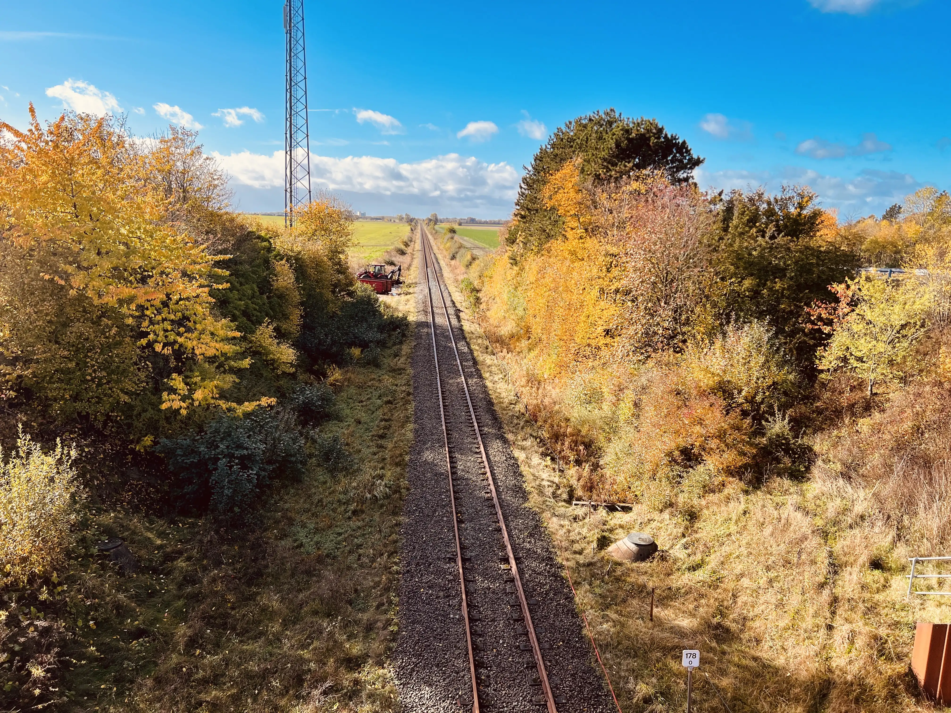 Billede af hvor Rødby Trinbræt skal bygges. Billede af hvor Rødby Trinbræt skal bygges.