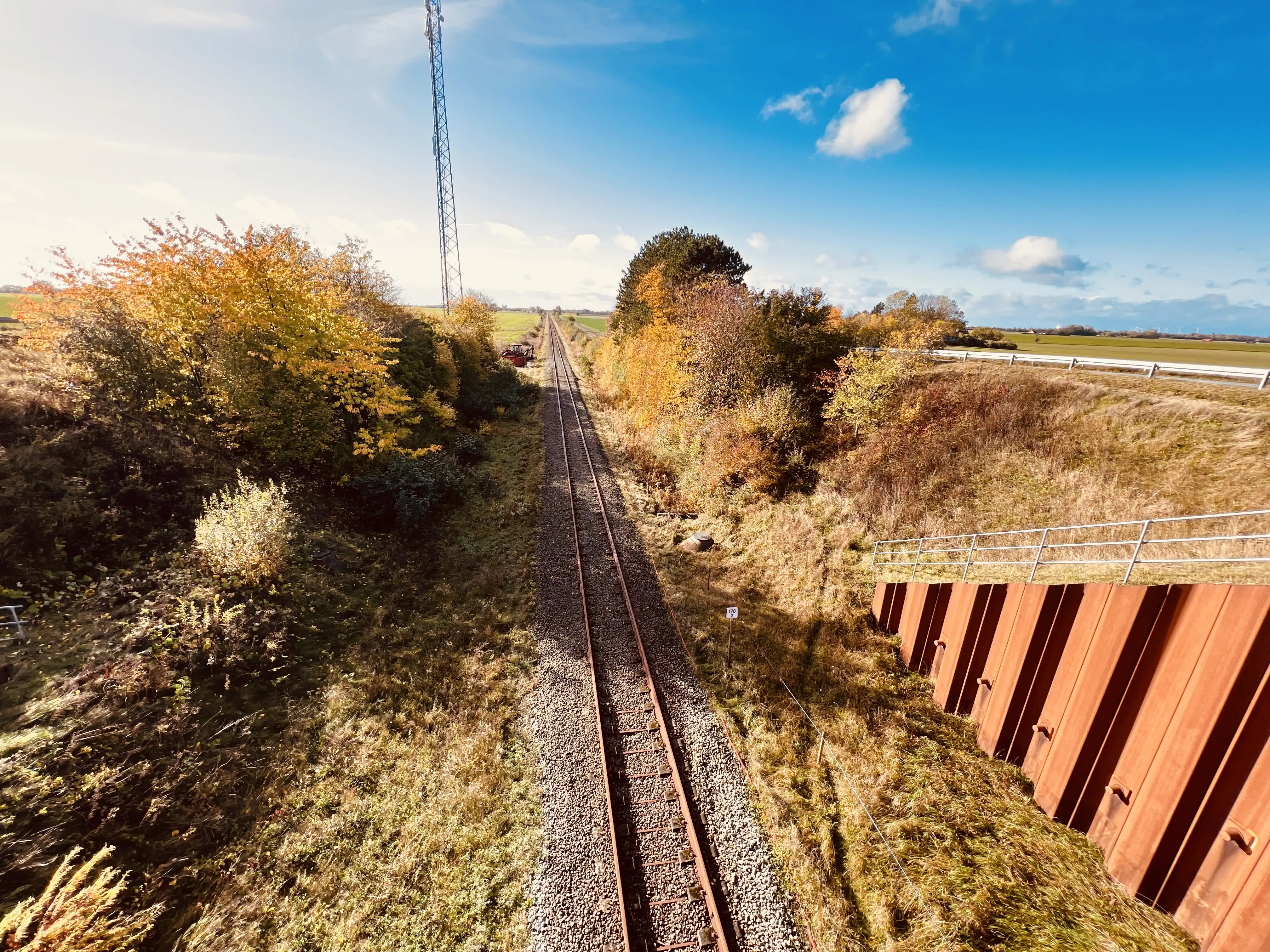 Billede af hvor Rødby Trinbræt skal bygges. Billede af hvor Rødby Trinbræt skal bygges.