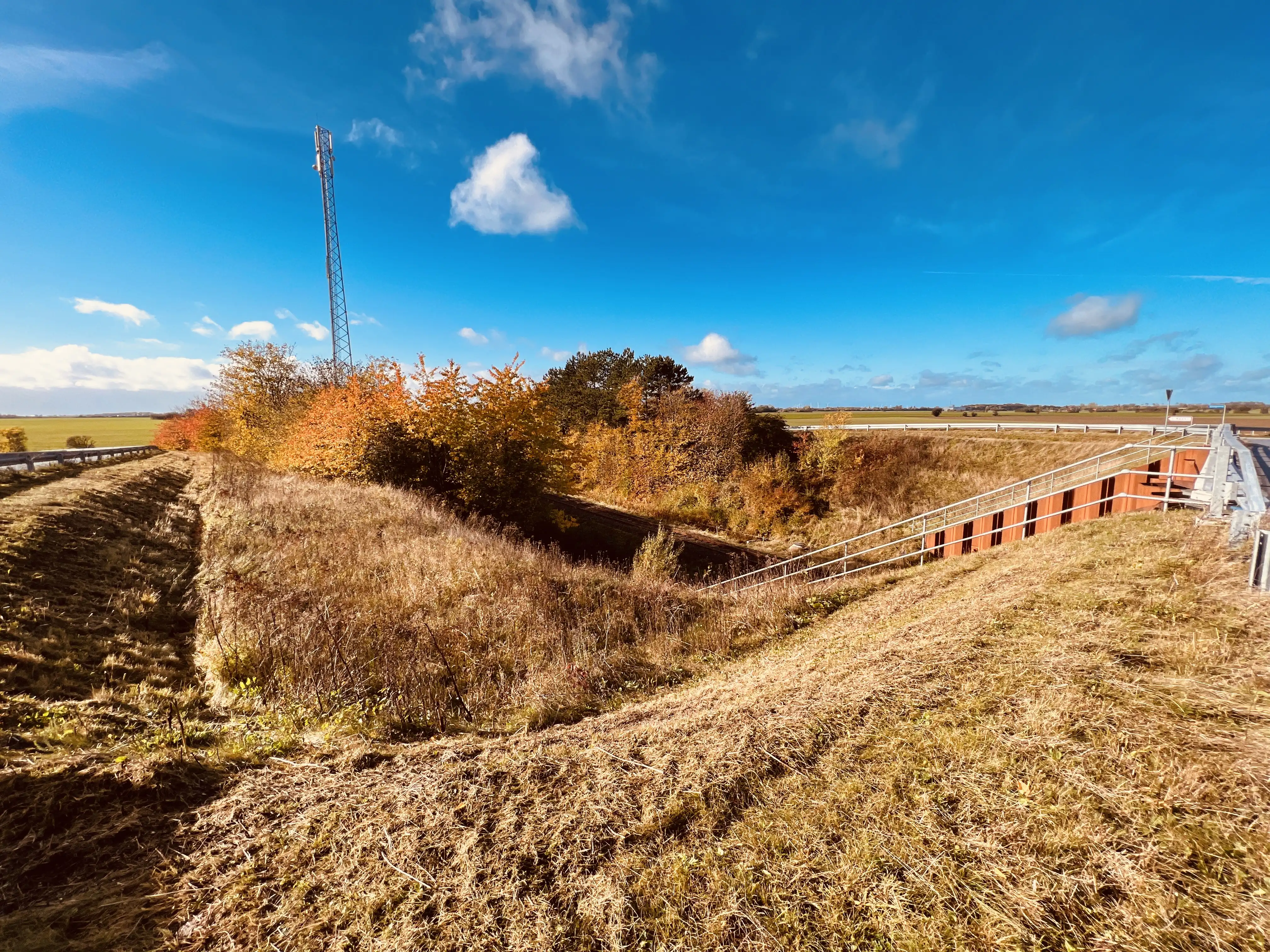 Billede af hvor Rødby Trinbræt skal bygges. Billede af hvor Rødby Trinbræt skal bygges.