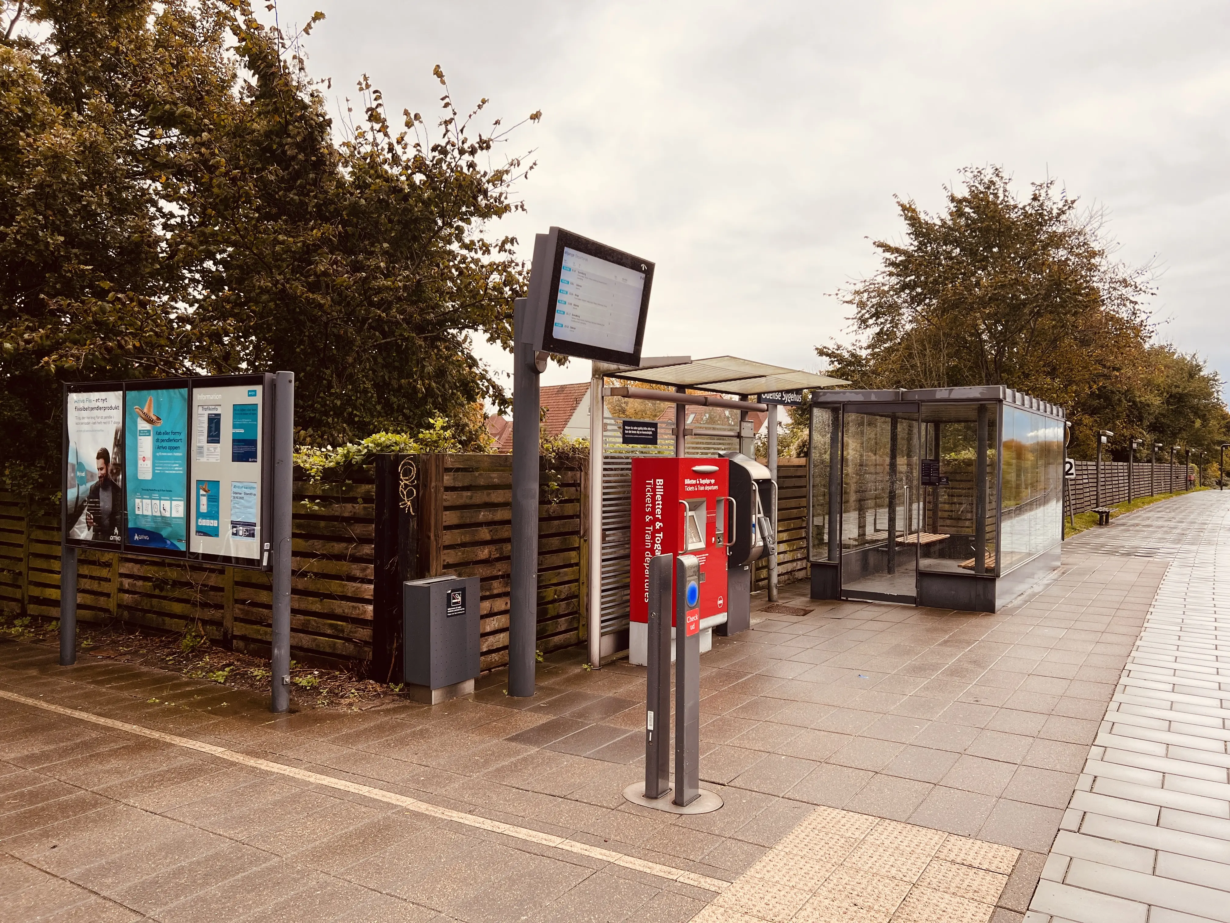 Billede af Odense Sygehus Trinbræt.