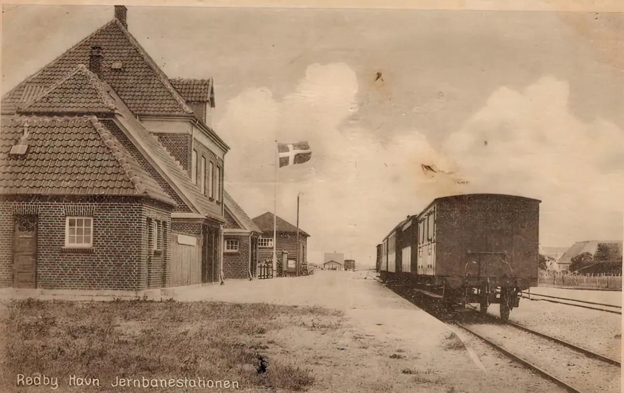 Billede af Rødbyhavn Station.