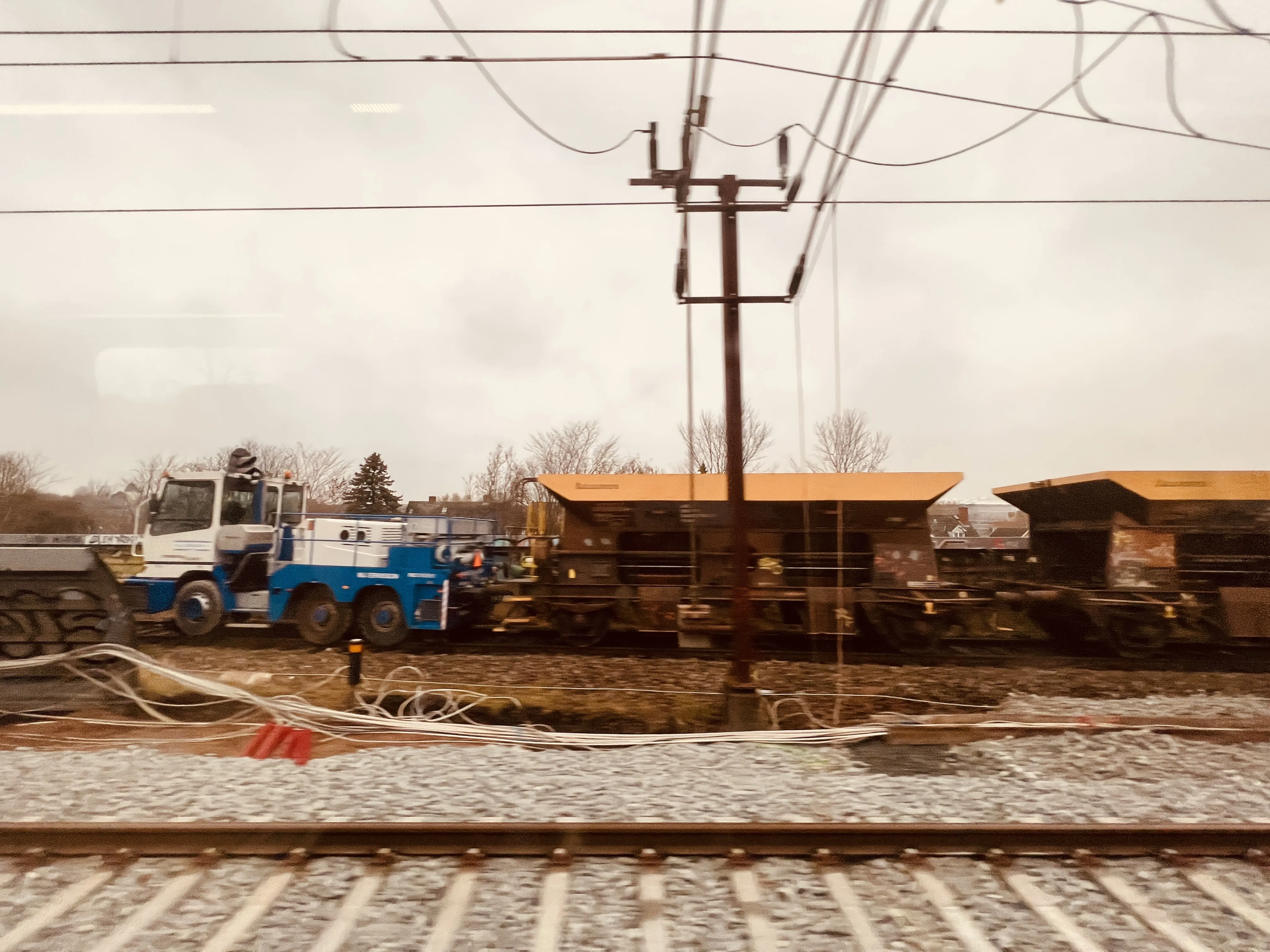 Billede af ombygningen på Slagelse Station.