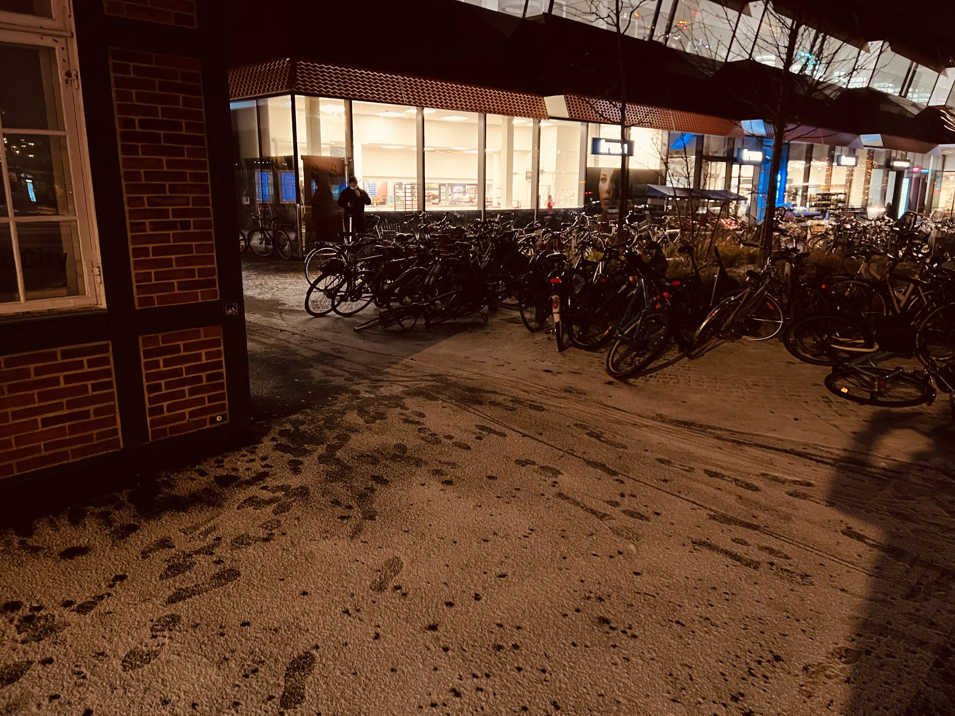 Billede af Østerport Station tidlig morgen.