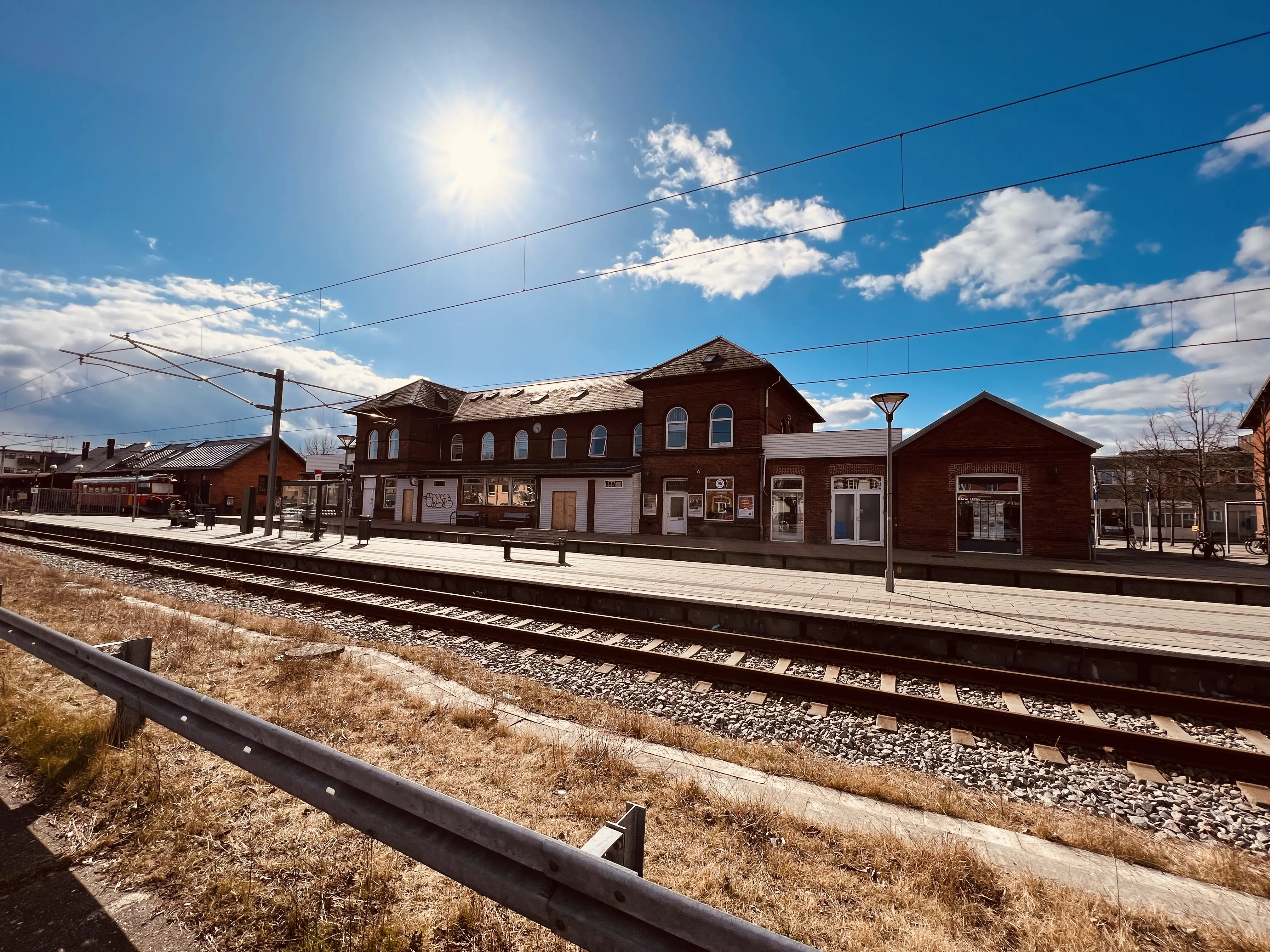 Billede af Odder Station.